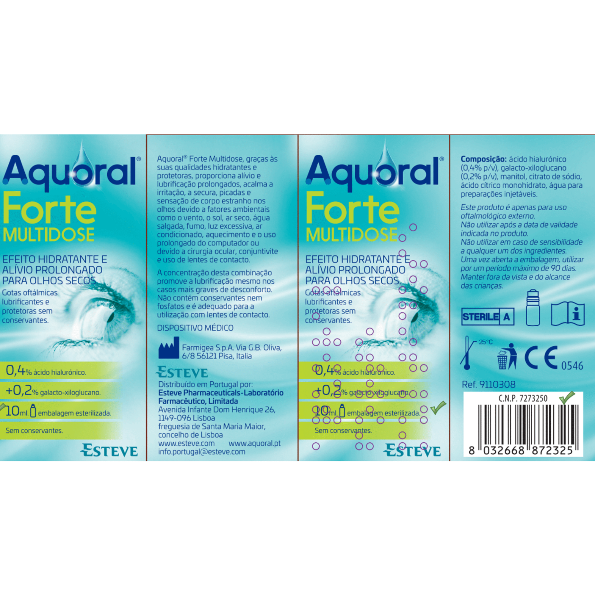 Gotas Oftálmicas Lubrificantes Forte Multidose