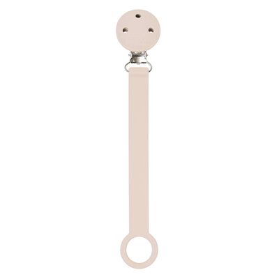 Pacifier Clip Universal Holder Silicone Beige
