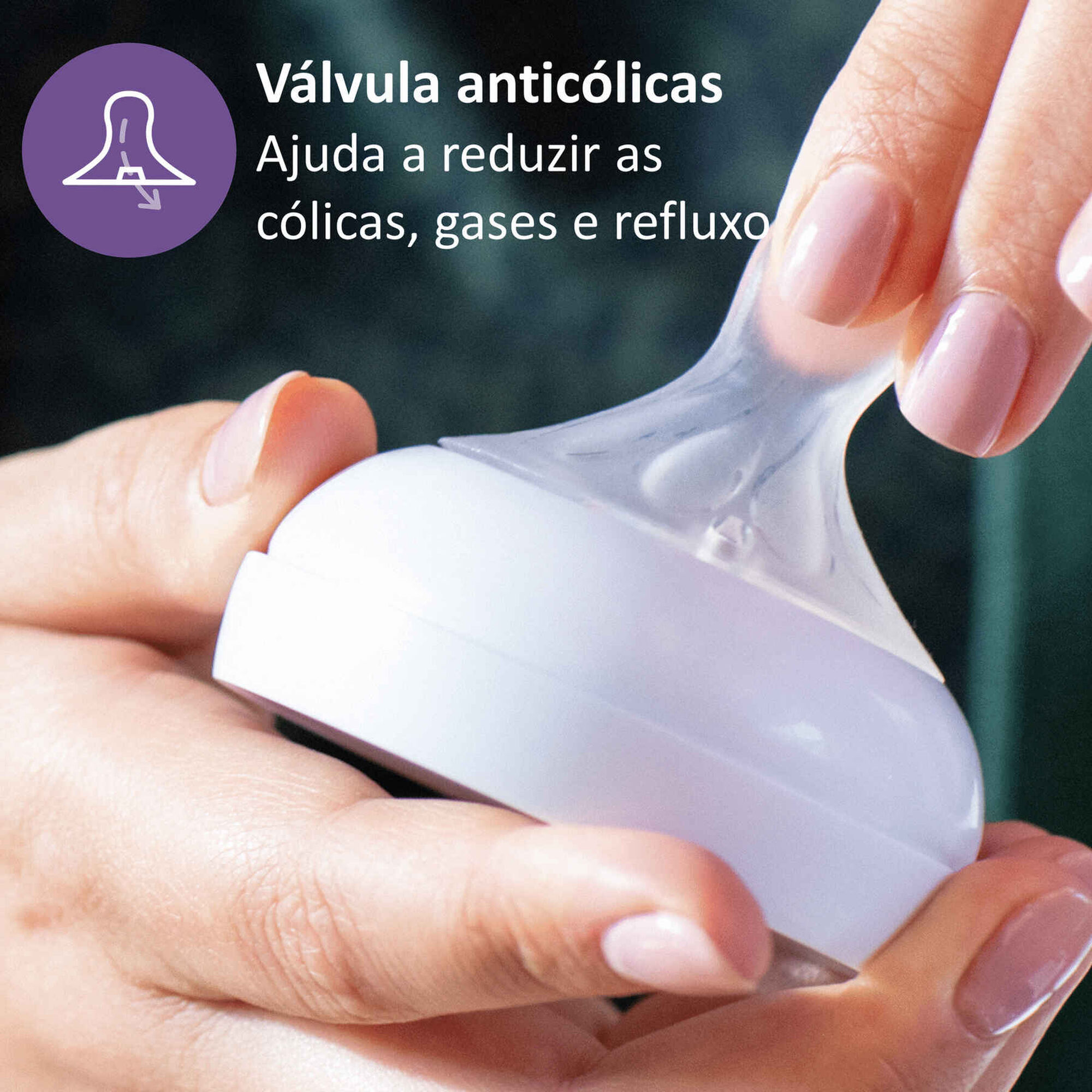 Biberão Natural Response Vidro 120ml