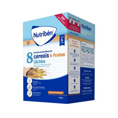 Papa Bebé 8 Cereais 4 Frutas   