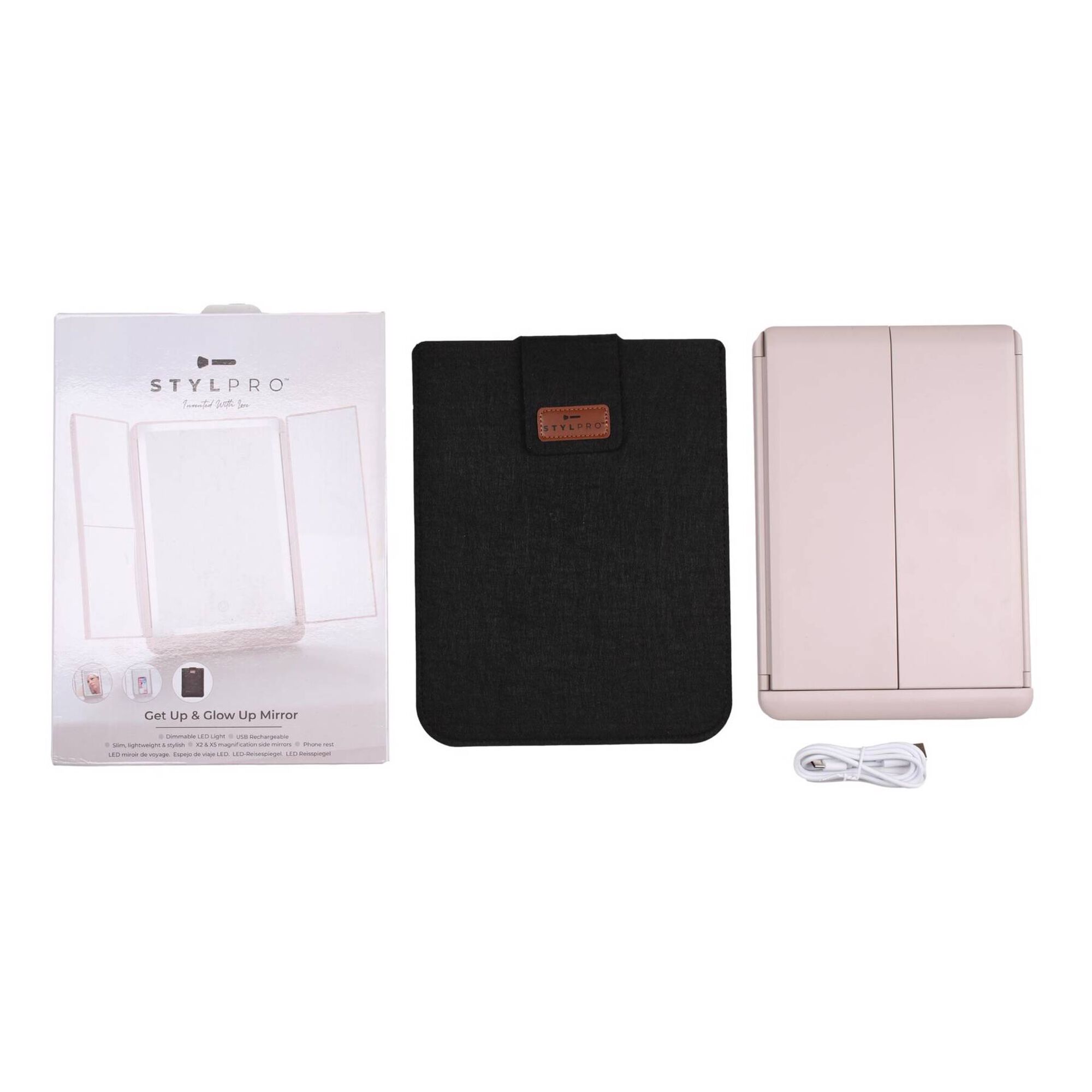 Espelho Dobrável Get Up Glow Up