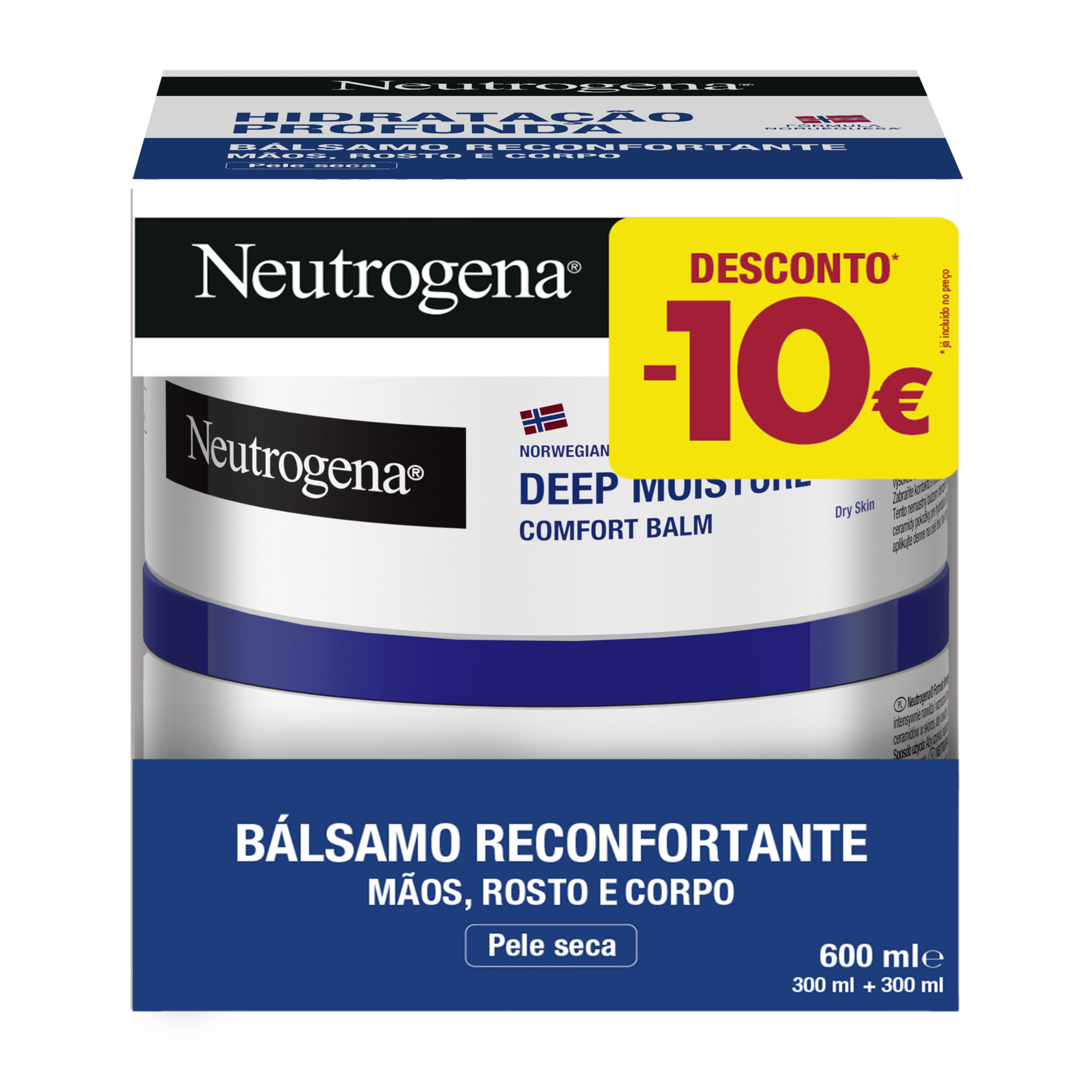 Pack Bálsamo Reconfortante Rosto Corpo Mãos