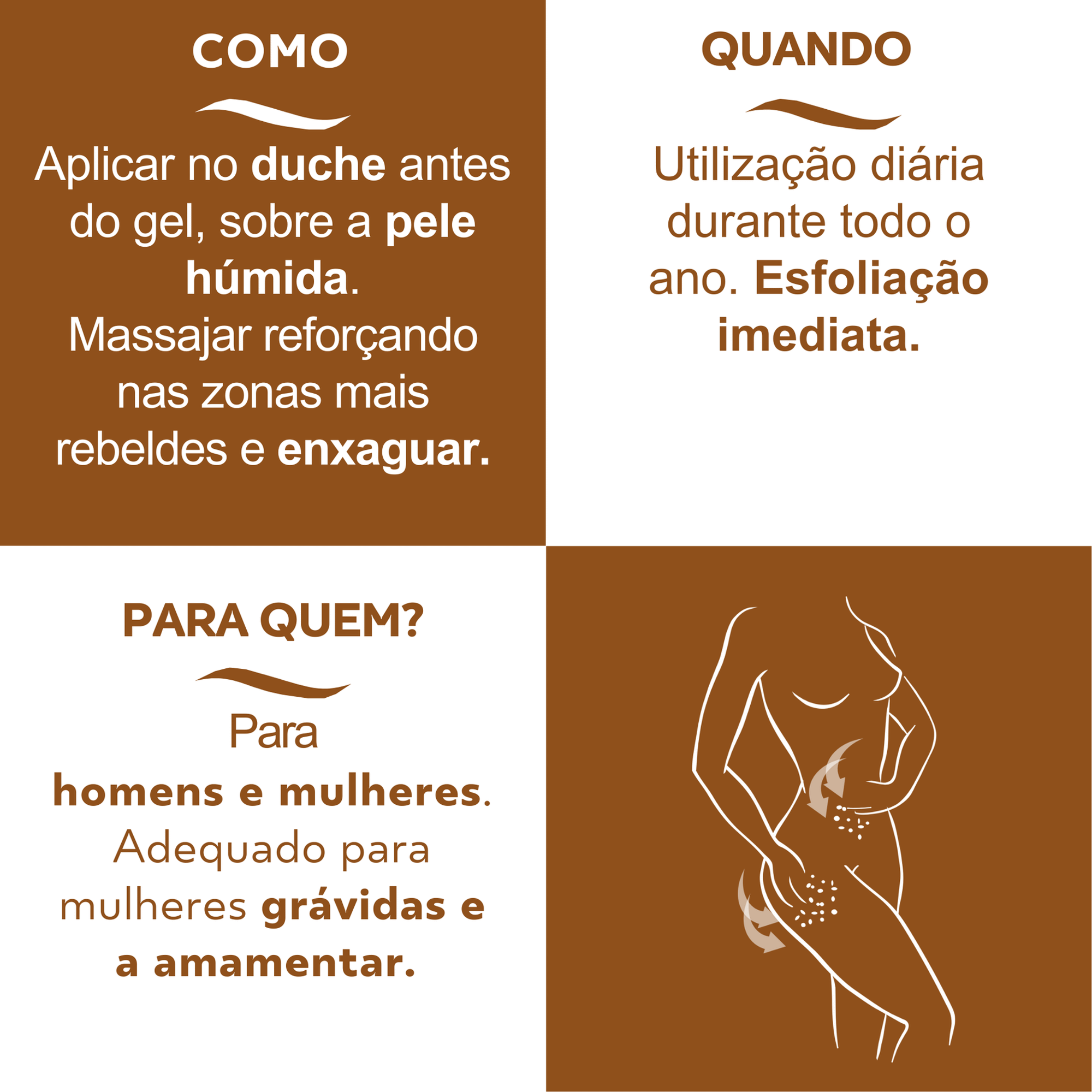 Emulsão Esfoliante Redutora Cacau Sense