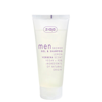 Gel de Duche e Champô Verbena e Limão Men