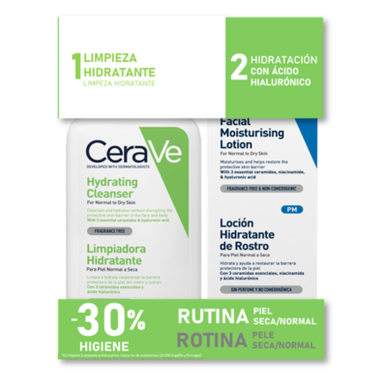 Pack Rotina Pele Seca Hydrating Cleanser Wells