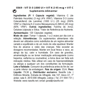 Suplemento Alimentar Cápsulas Vitamina D3 K2 Wells Image 4