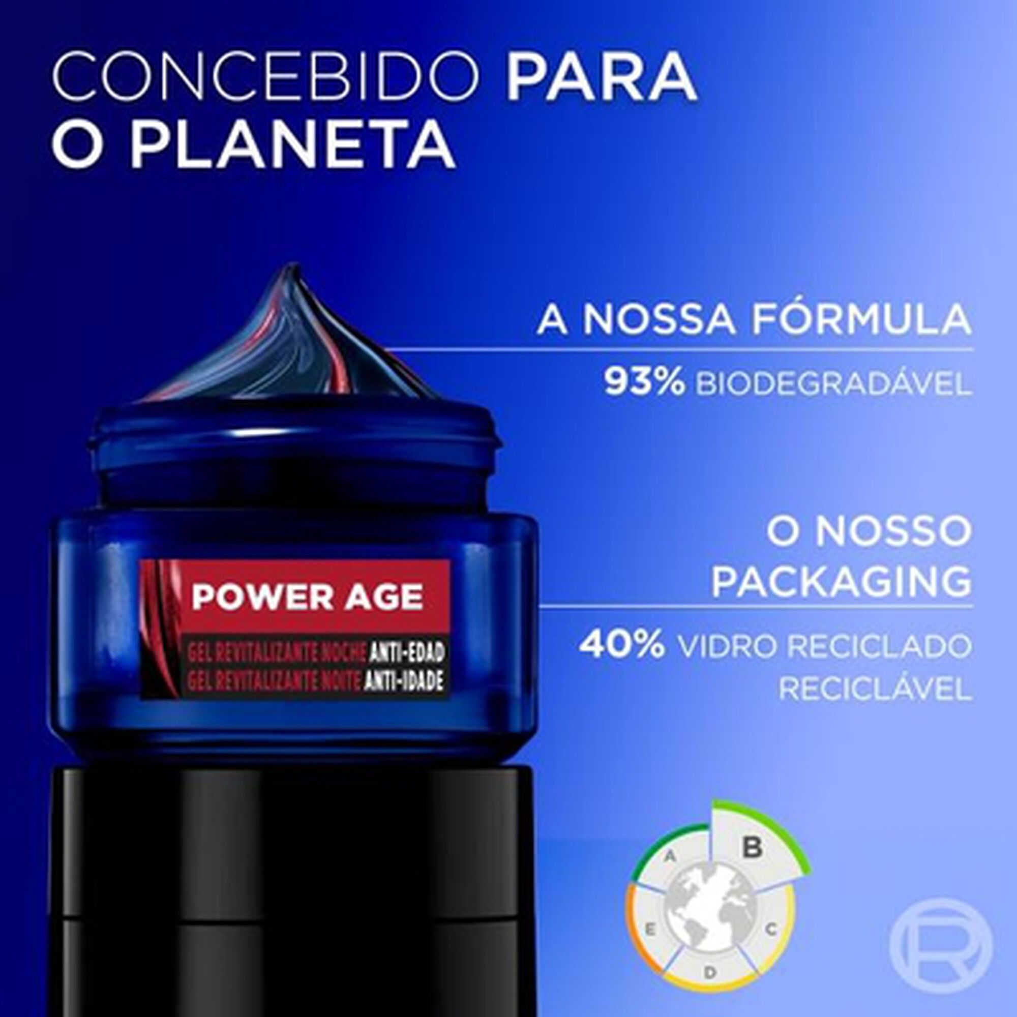 Power Age Gel Revitalizante Noite Anti-idade