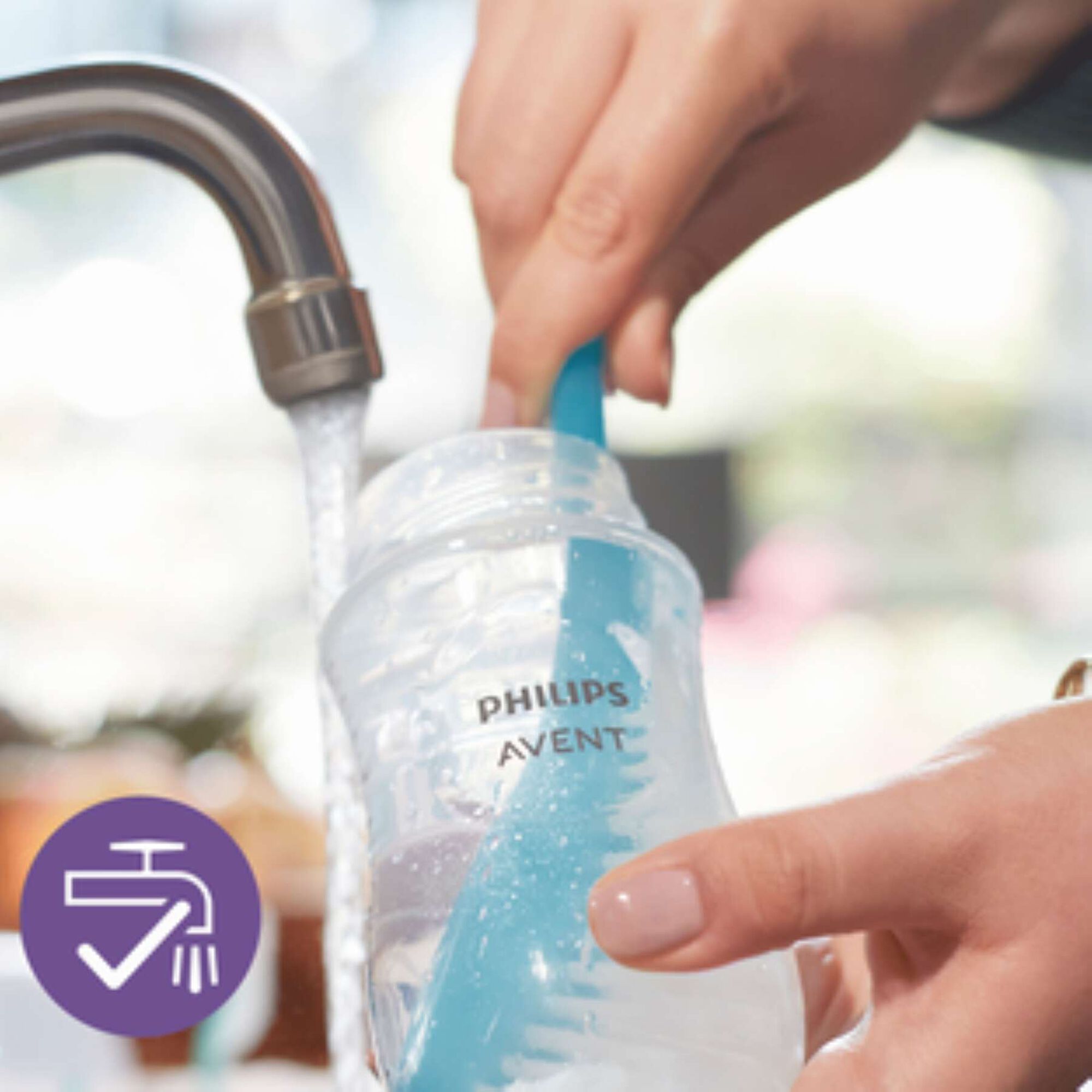 Biberão Natural Response de 260ml azul