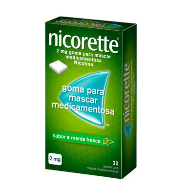 Nicorette 30 Gomas Nicotina 2 mg Menta Wells Image 1