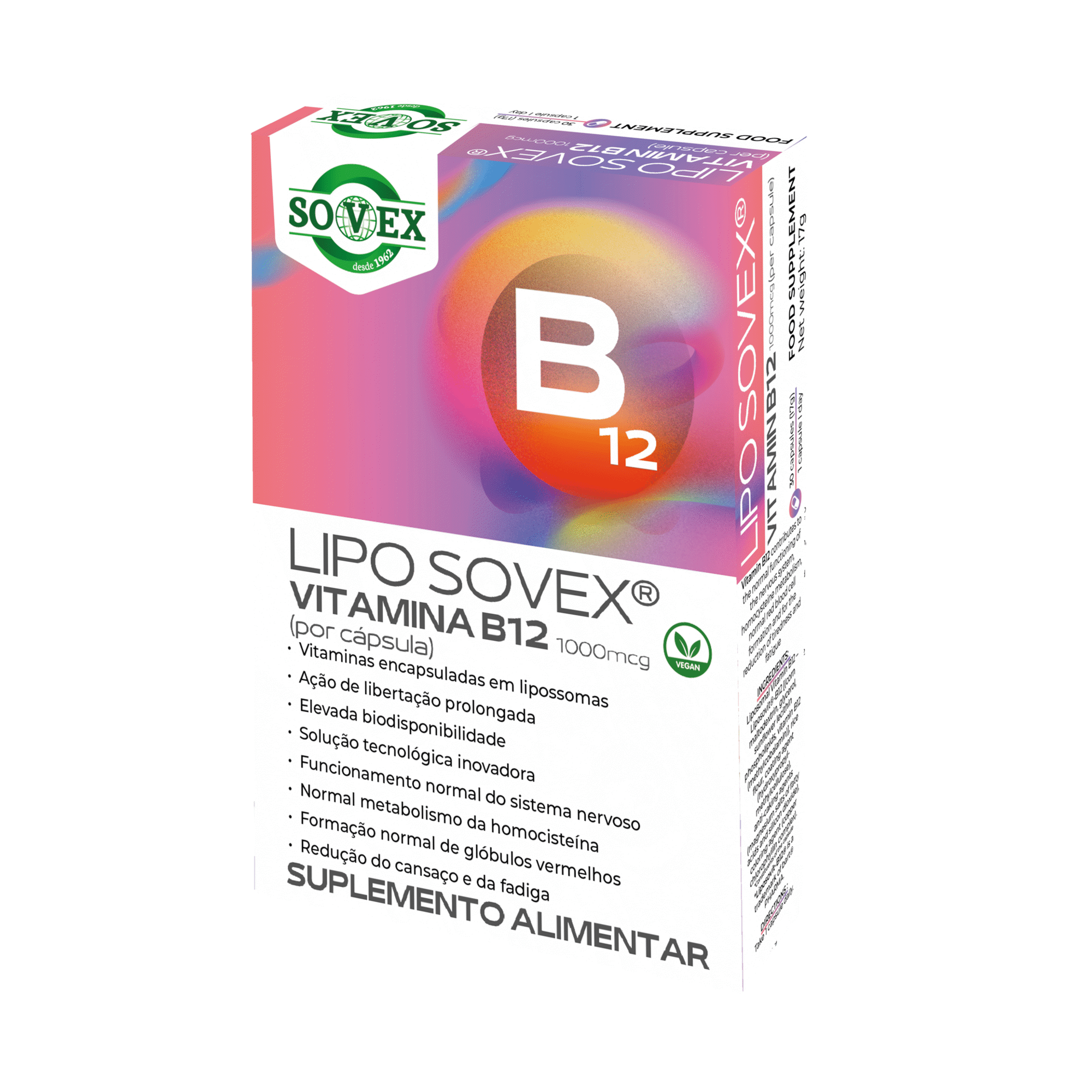 Lipo Sovex Vitamina B12 1000mcg