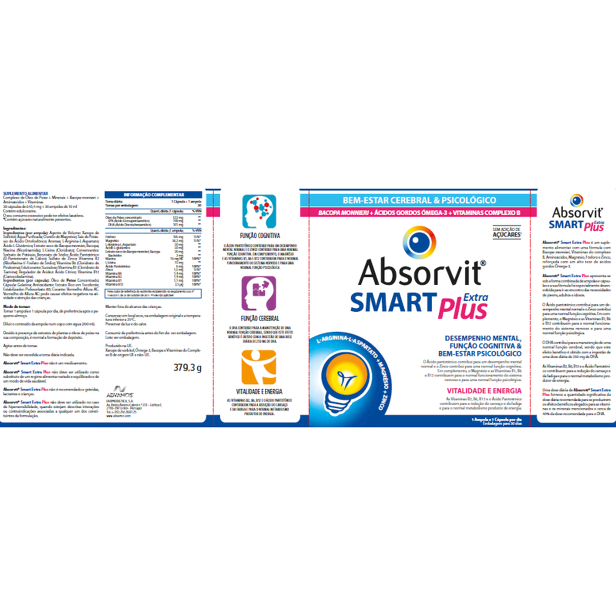 Suplemento Bem-Estar Cerebral Smart Plus