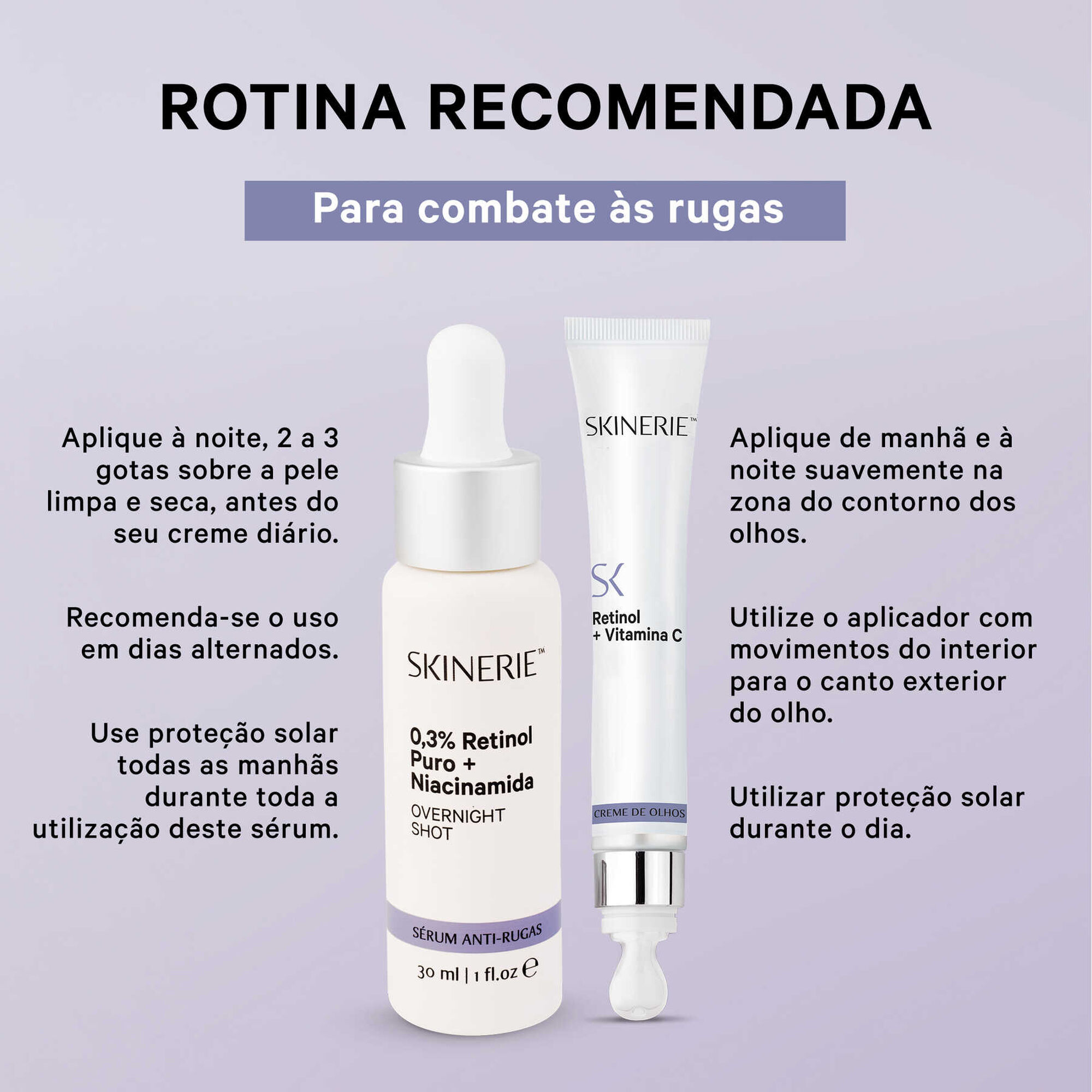 Creme de Olhos Retinol e Vit C Eye Care Shot