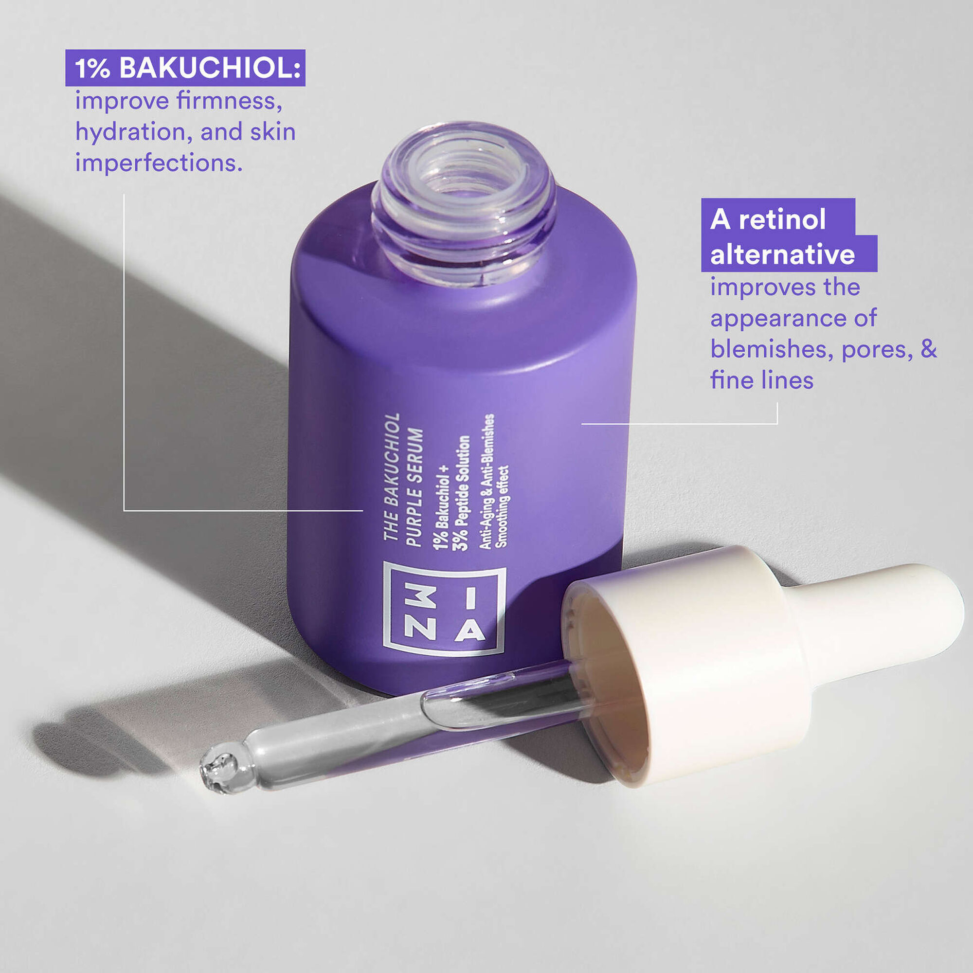 Sérum Rosto The Bakuchiol Peptide Purple Serum