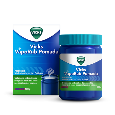 Vicks Vaporub Pomada Gripes e Constipações Wells Image 1