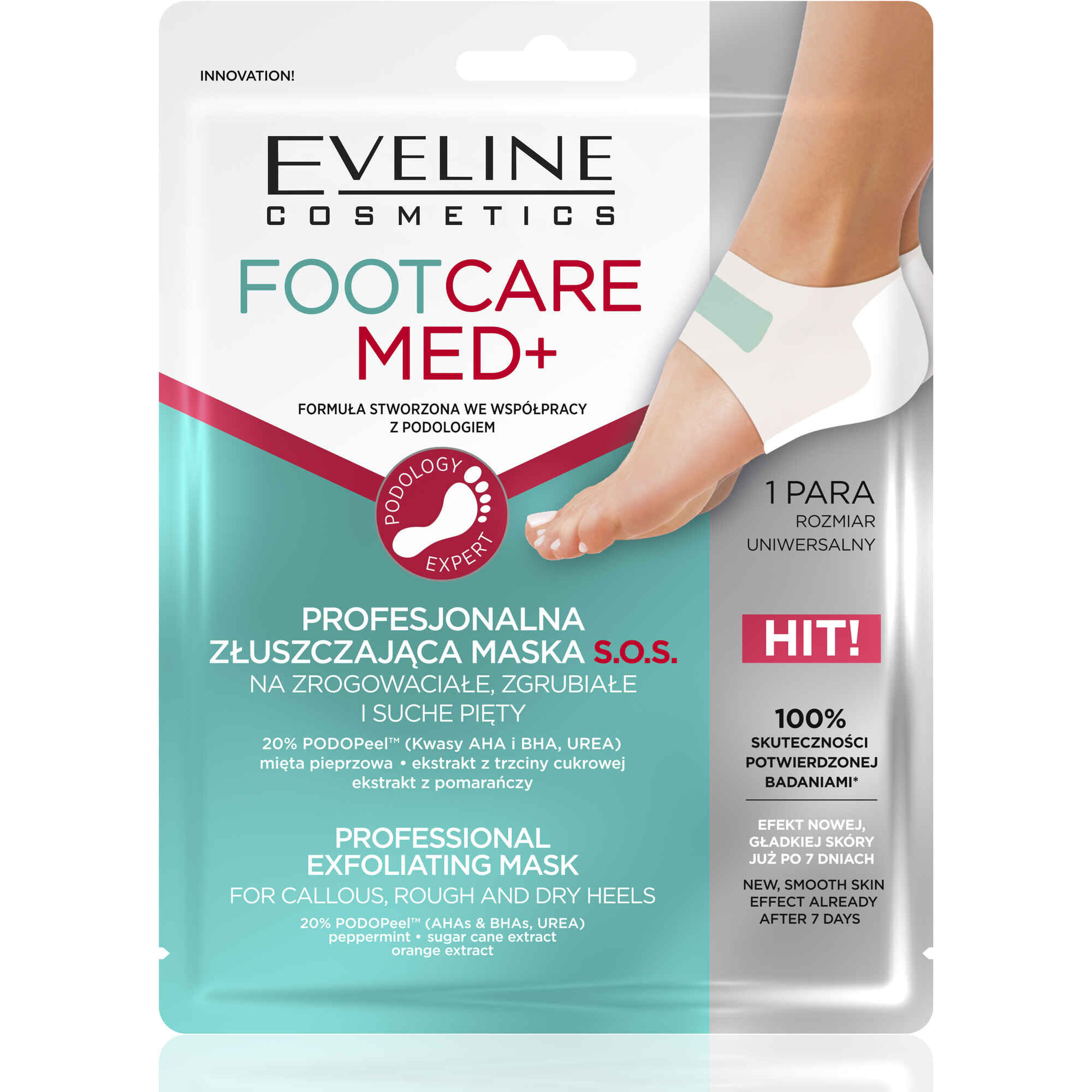 Máscara Esfoliante para Pés Foot Care Med