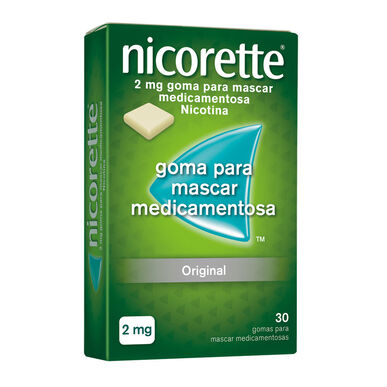 Nicorette 2 mg 30 Gomas de Mascar Nicotina Wells Image 1