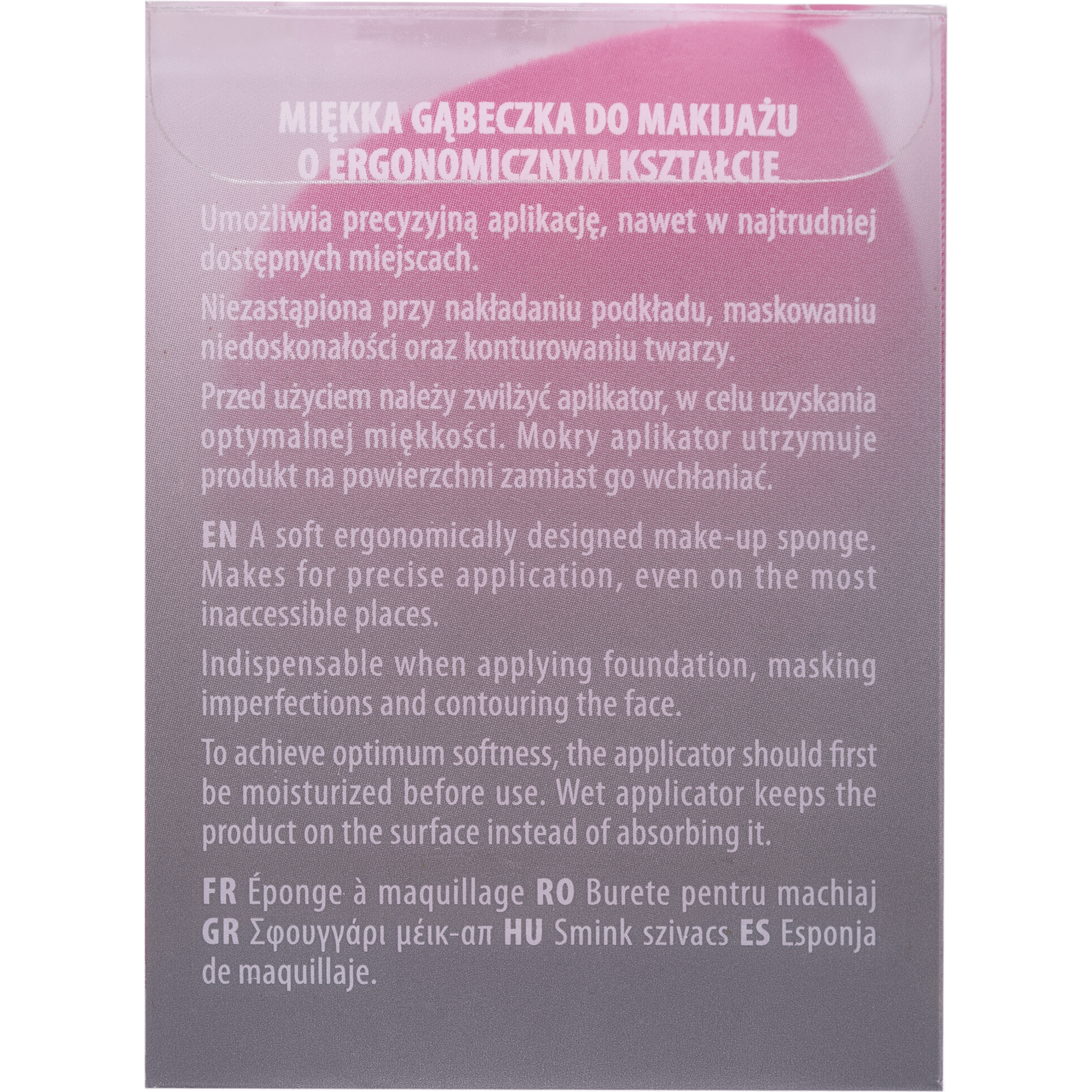Esponja de Maquilhagem Make Up Sponge