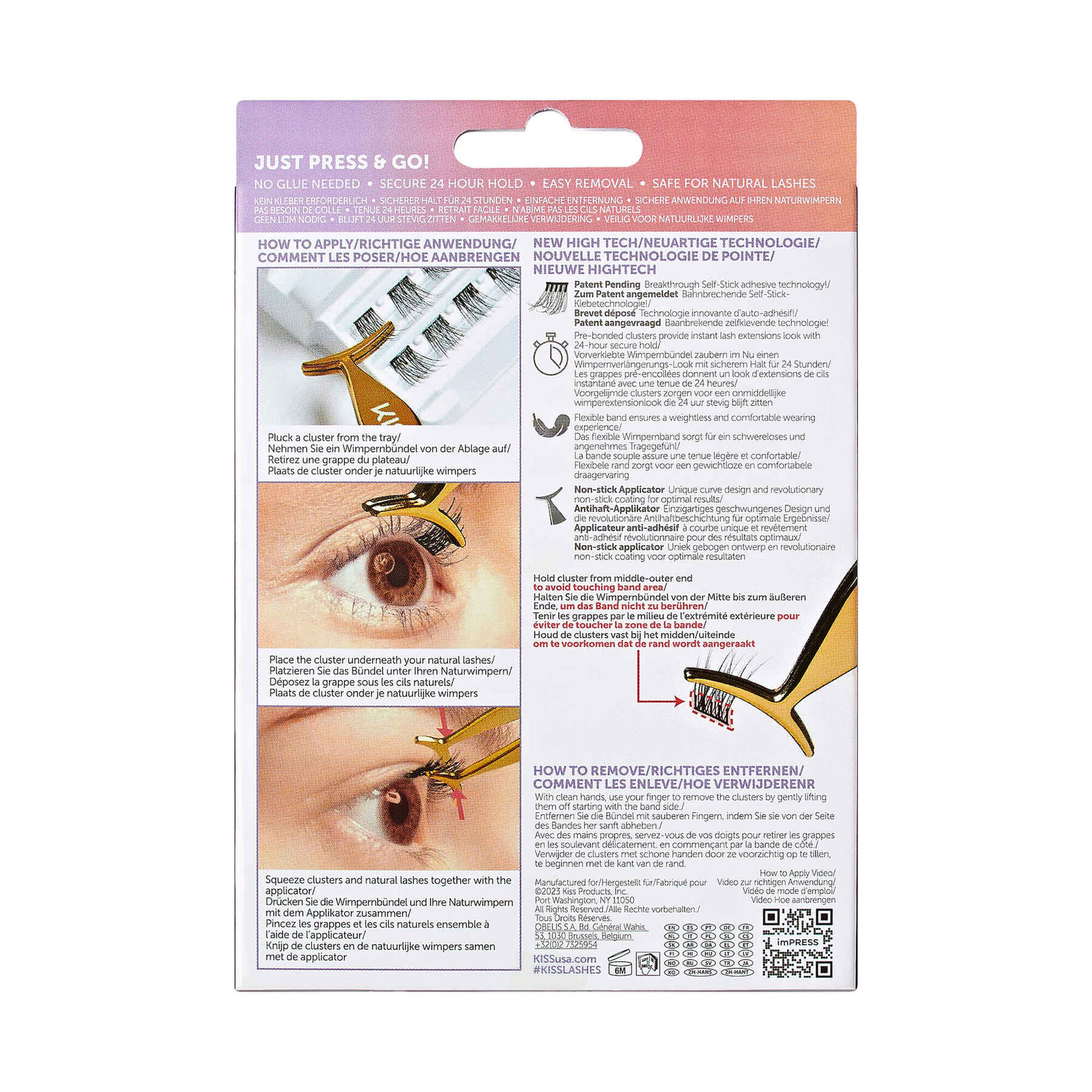 Pestanas Postiças Press-On Falsies Voluminous