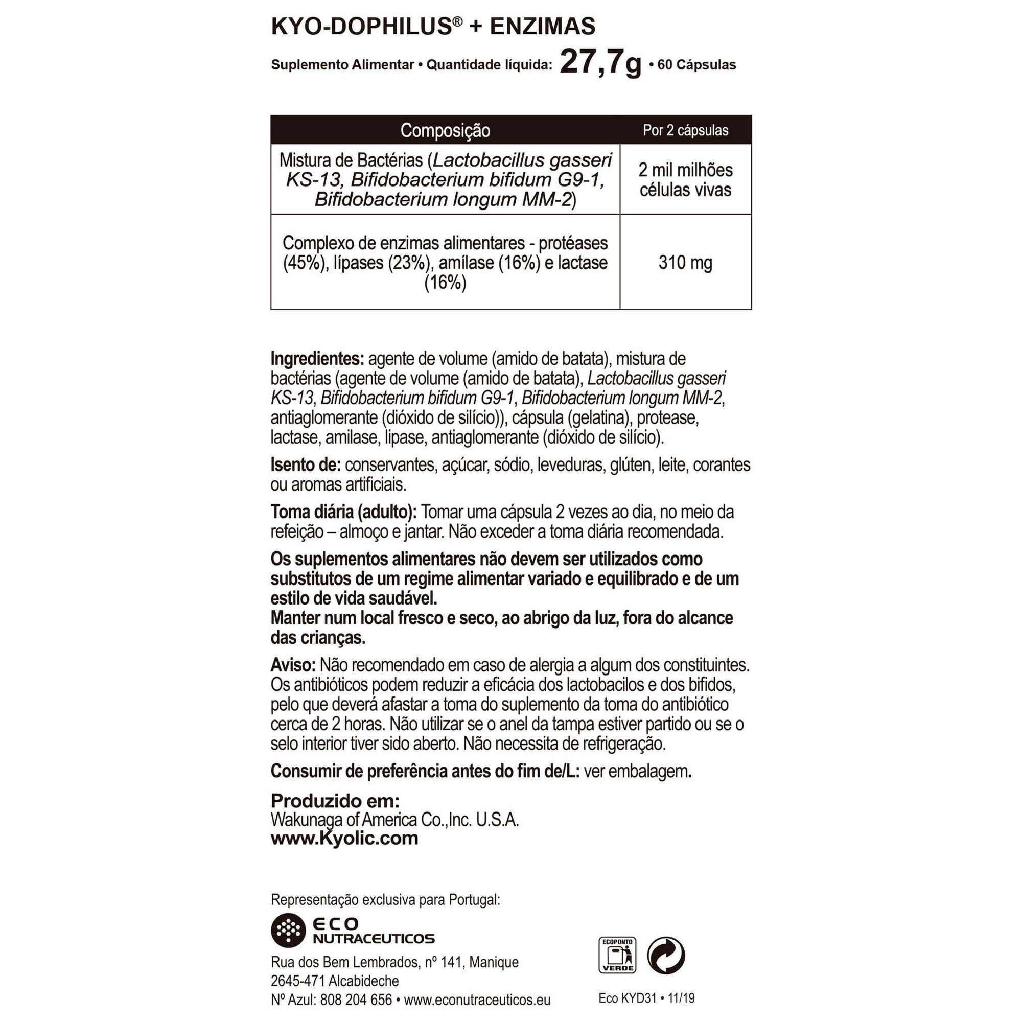 Kyo Dophilus Enzyme +