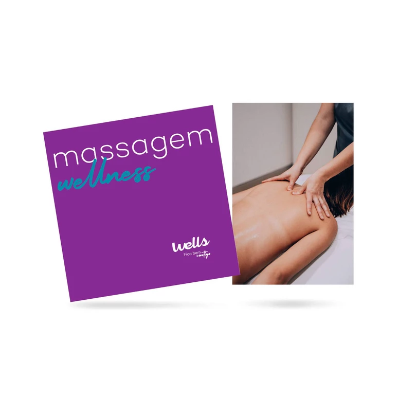 Voucher Digital Massagem Corpo Inteiro Wells | Wells