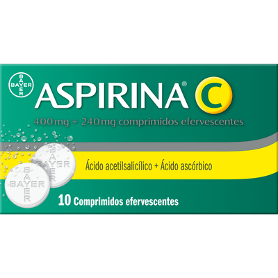 Aspirina C 400 mg Dor e Febre Aspirina C 400 mg Dor e Febre