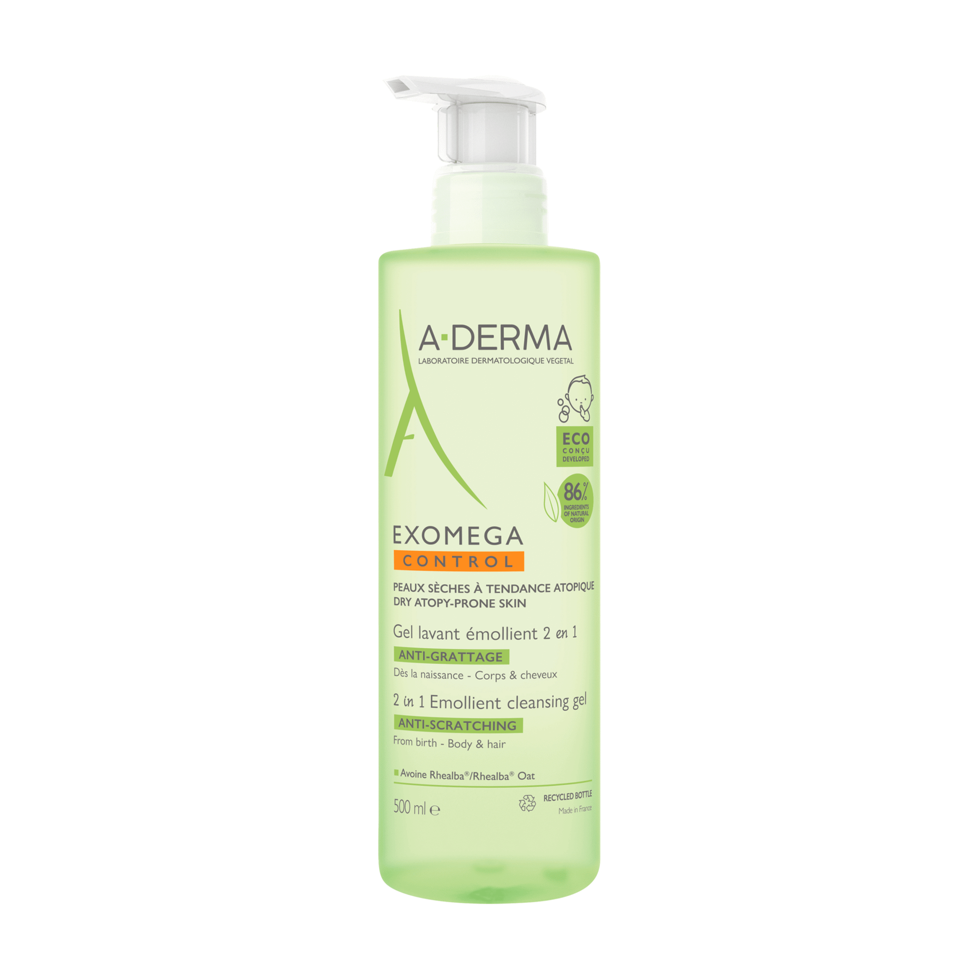 Exomega Control 2in1 Emollient Cleansing Gel