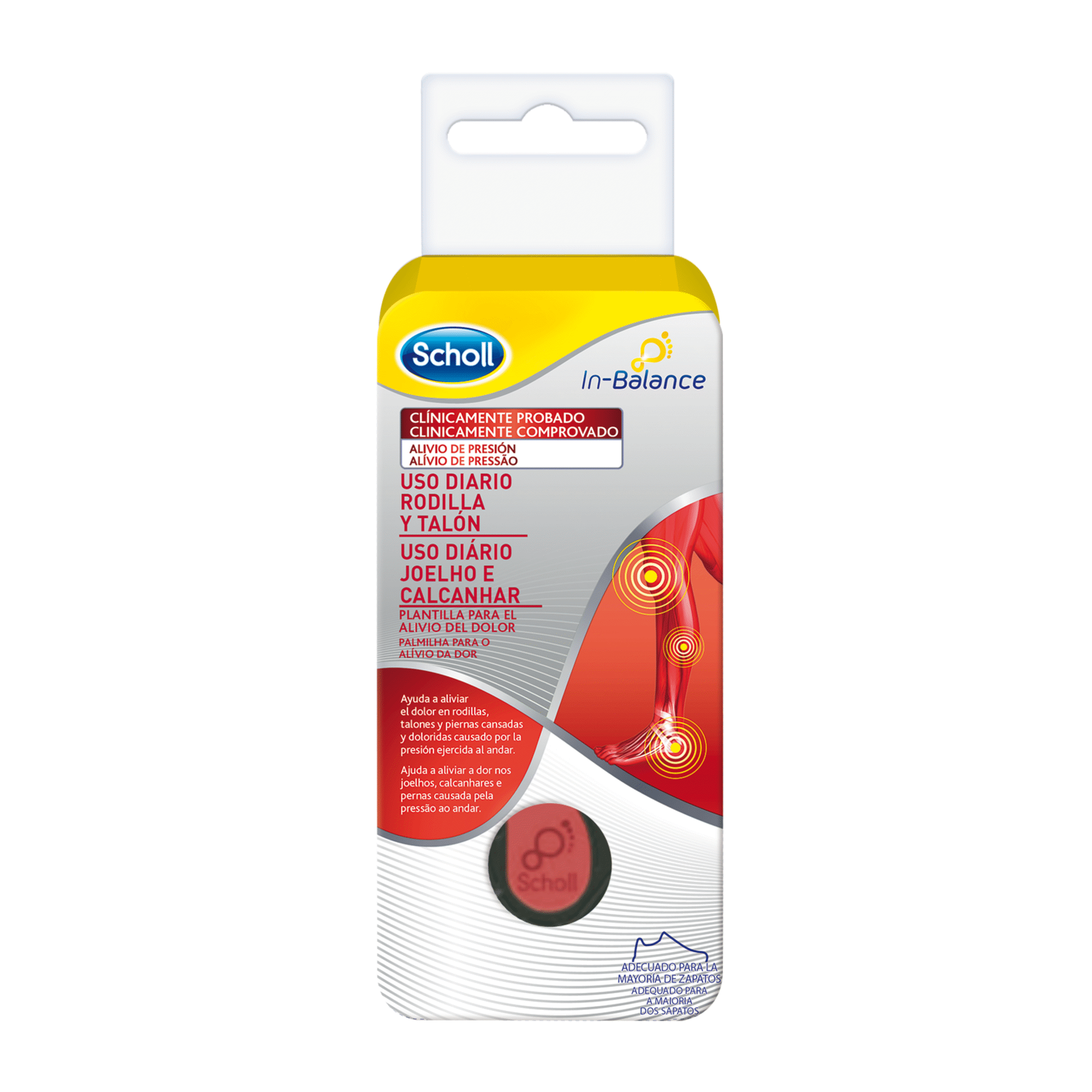 Palmilhas Alívio Dor Joelhos Tam.L