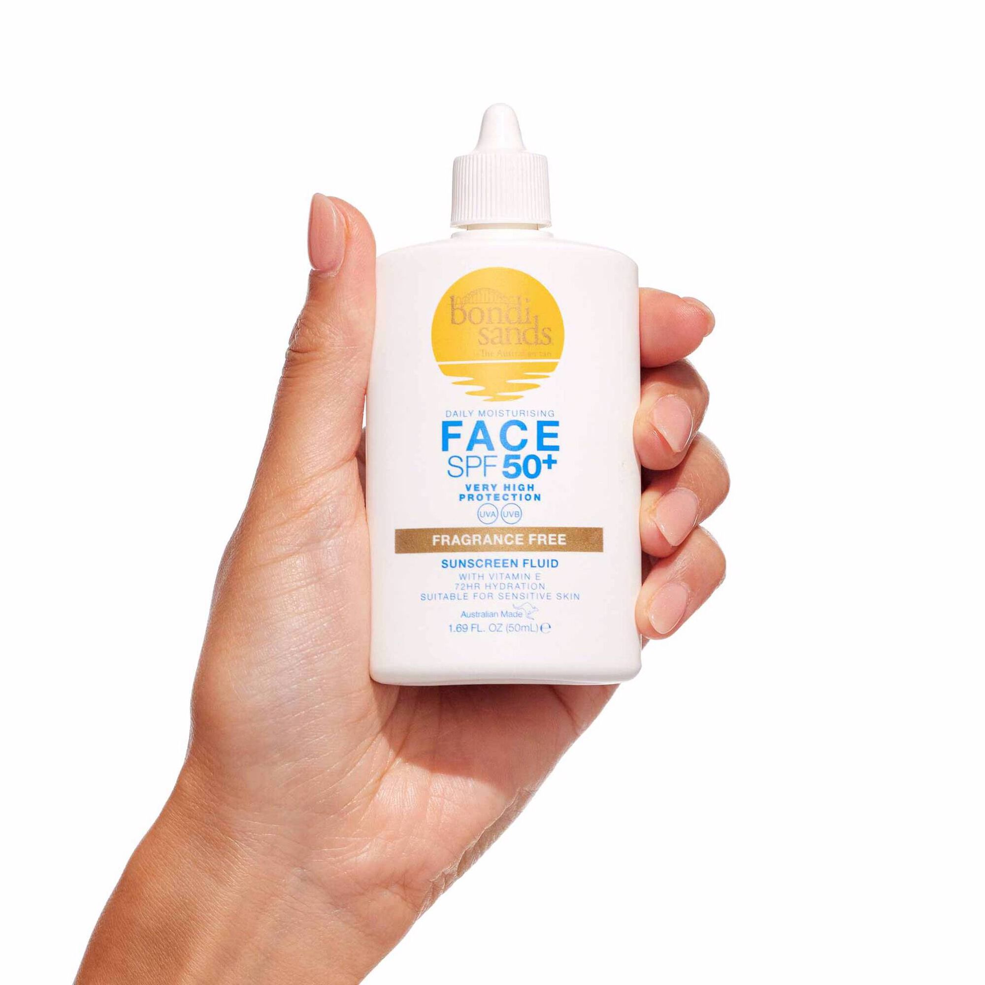 Loção Solar Hidratante Sem Fragrância SPF 50+