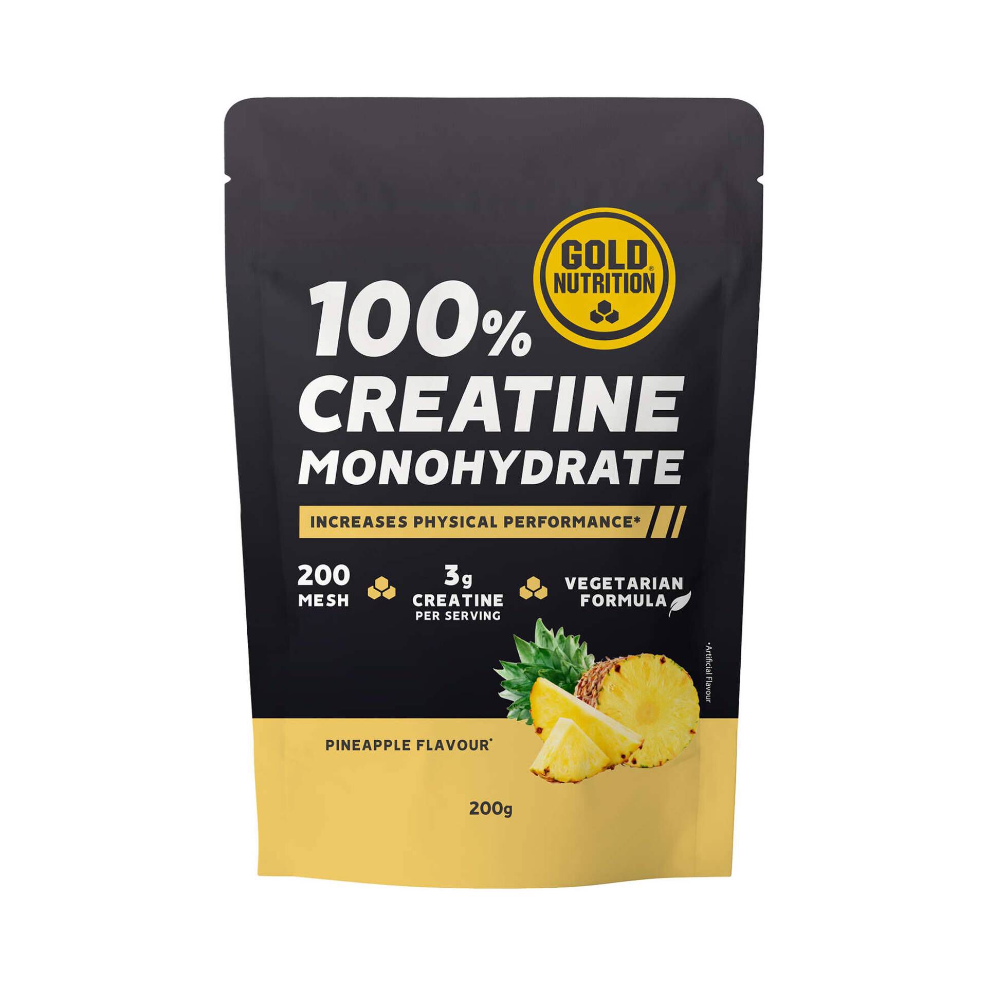 Suplemento Creatina Monohidratada de Ananás GOLDNUTRITION 200 gr
