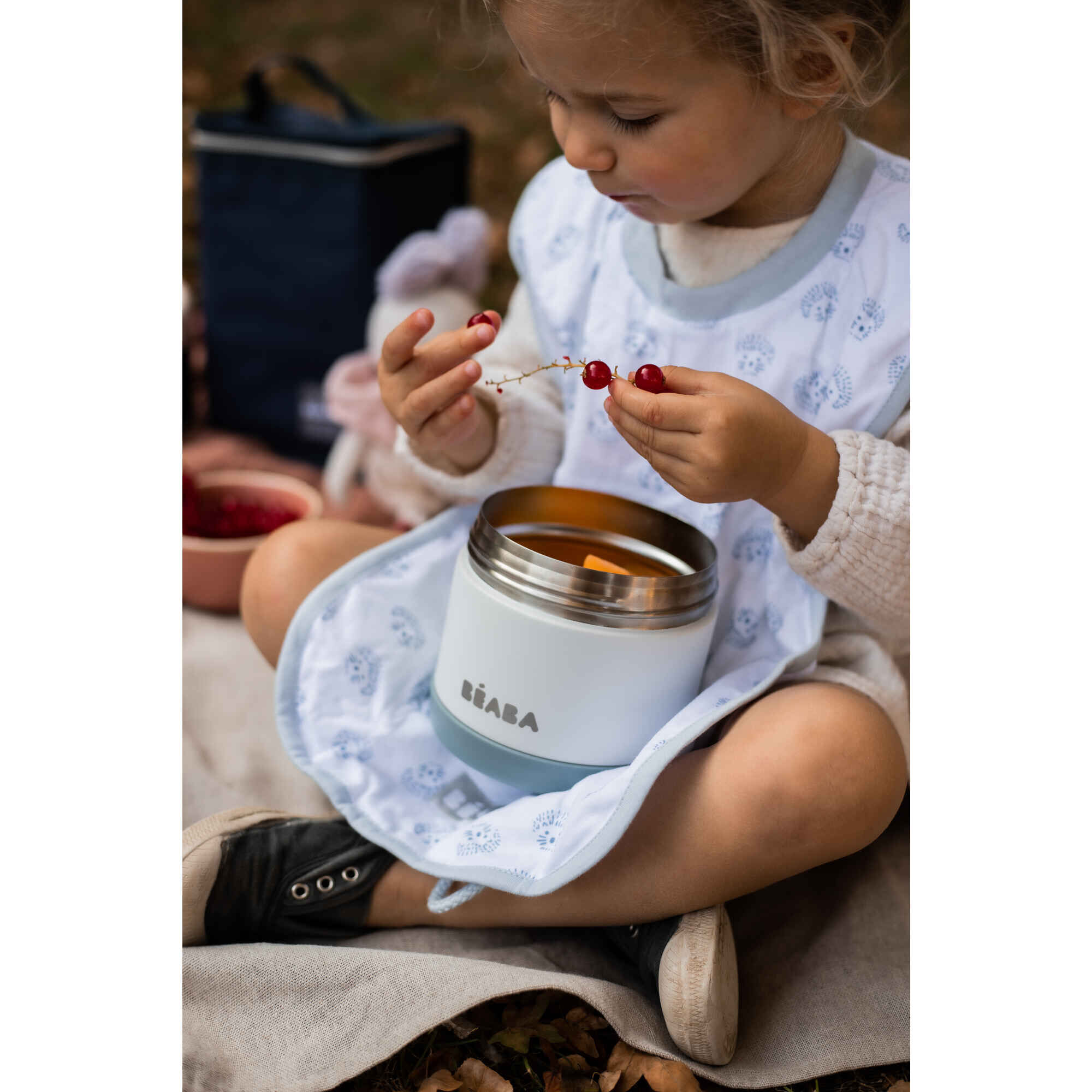 Thermo-Portion Stainless Steel Blue