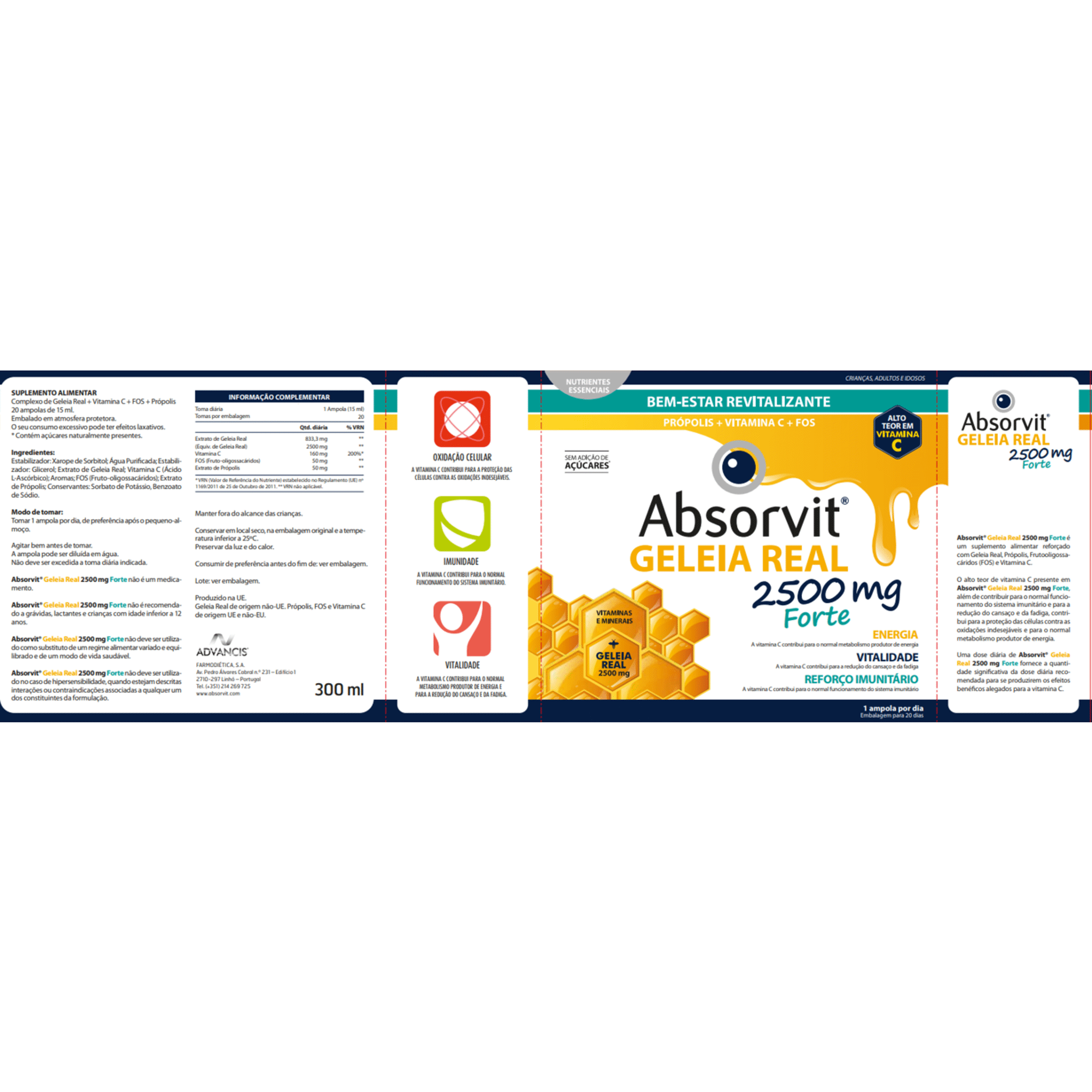 Geleia Real 1000mg Bem-Estar Revitalizante