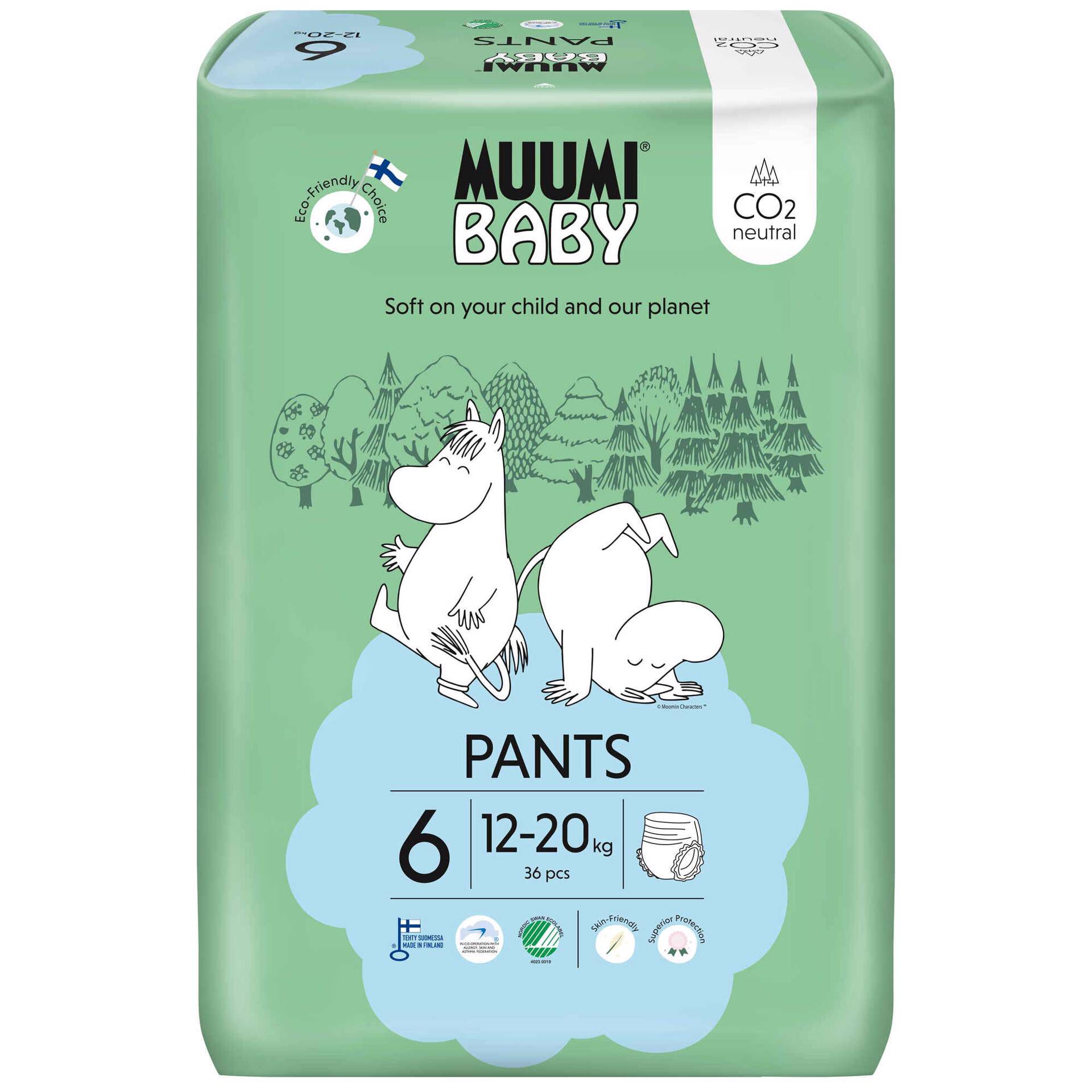 Fralda Cueca Muumi T6 12-20 Kg