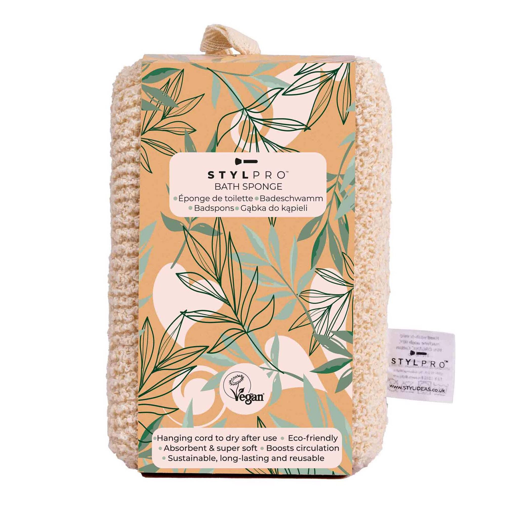 Esponja de Banho de Bambu