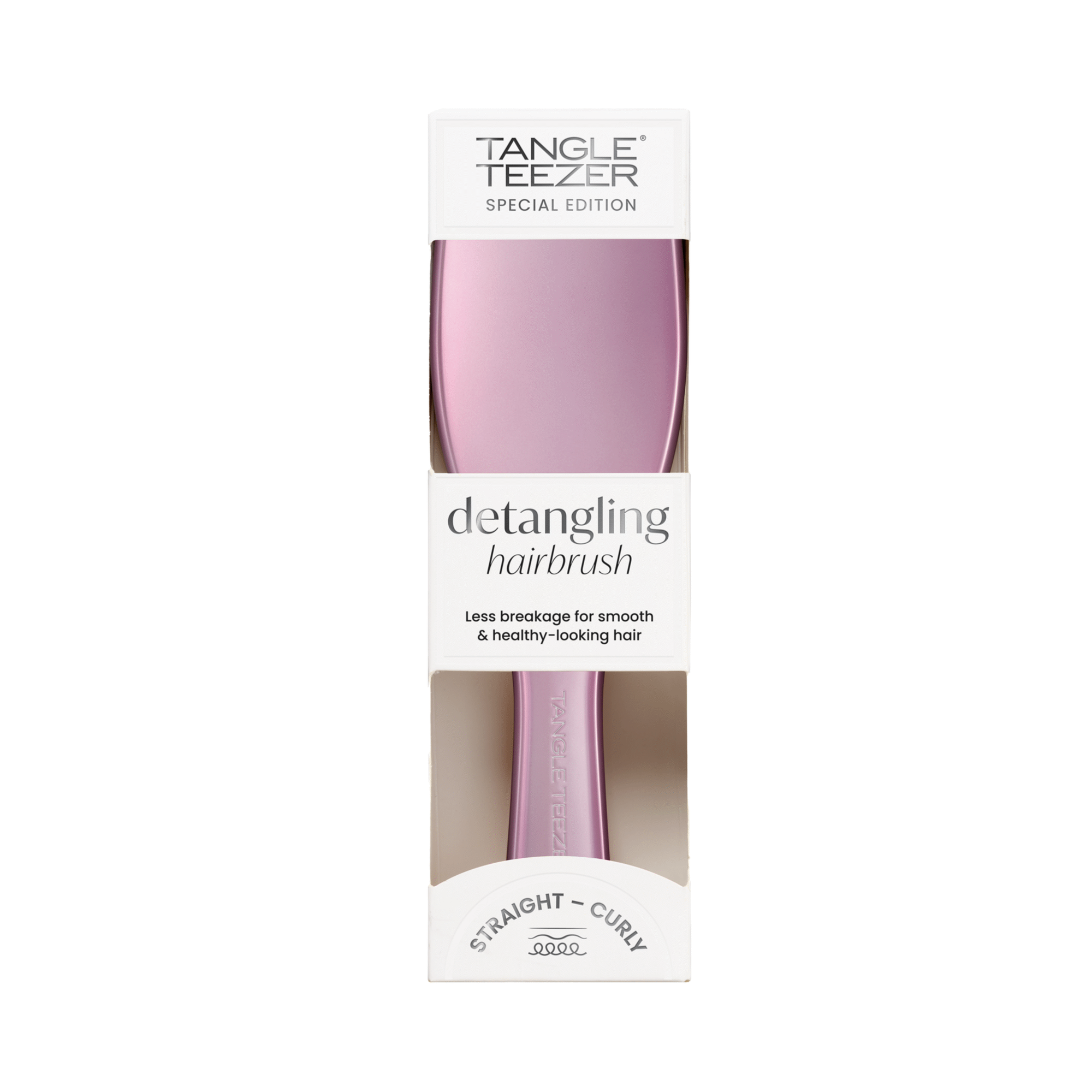 Detangling Hairbrush Chrome Mauve