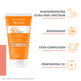 Sun Care Tinted Fluid Unifying SPF50+ Wells Image 4