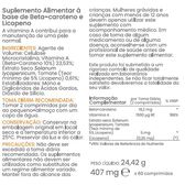 Suplemento Beta-caroteno Manutenção da Pele Wells Image 2