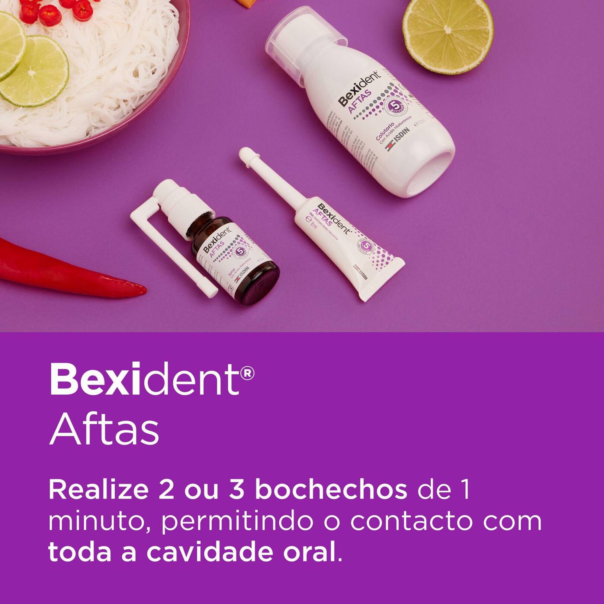 Bexident Colutório Tratamento Aftas