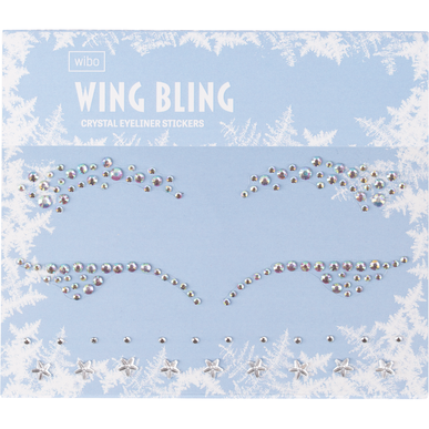 Wing Bling Face Stickers Wells Image 1