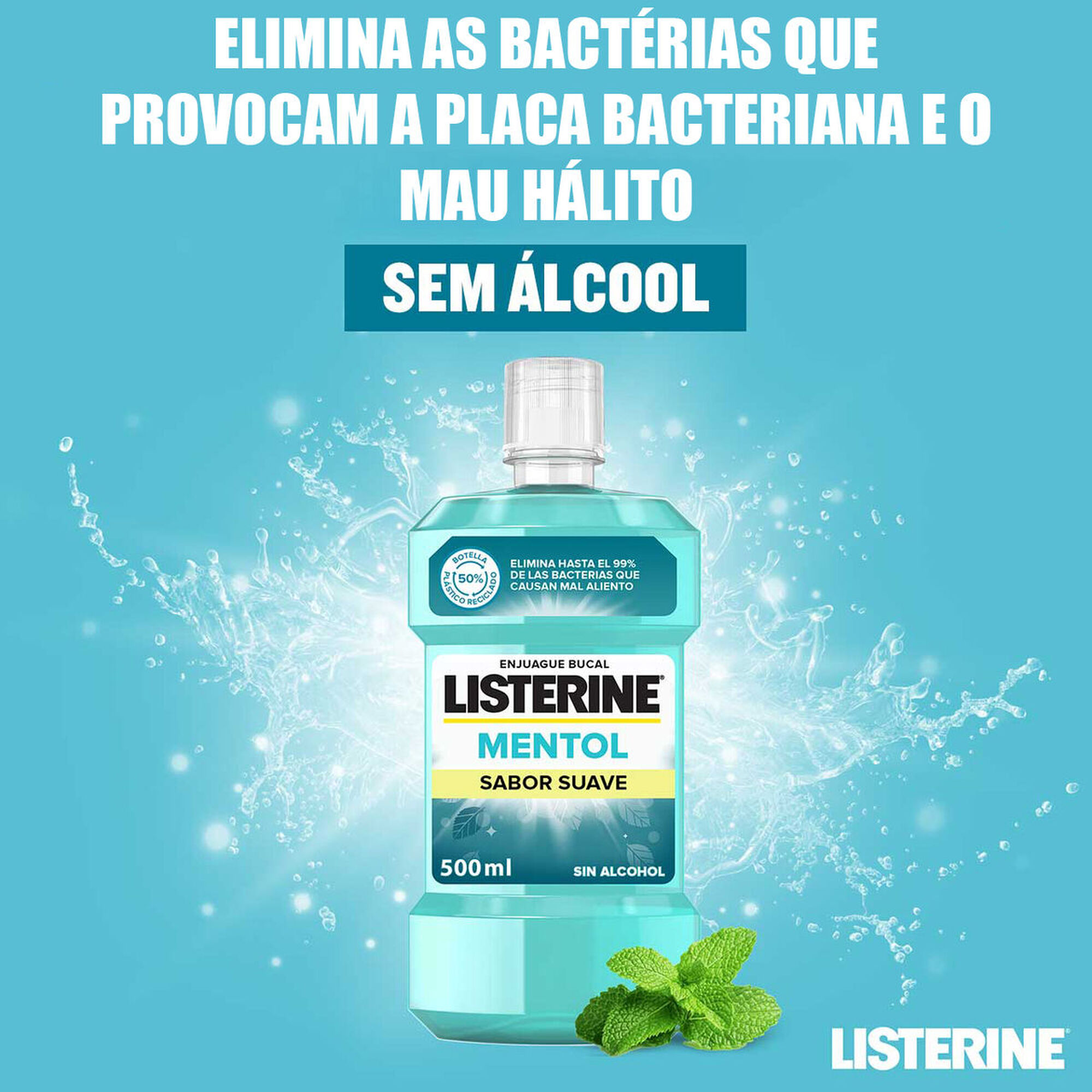 Elixir Oral Sabor Mentol Suave