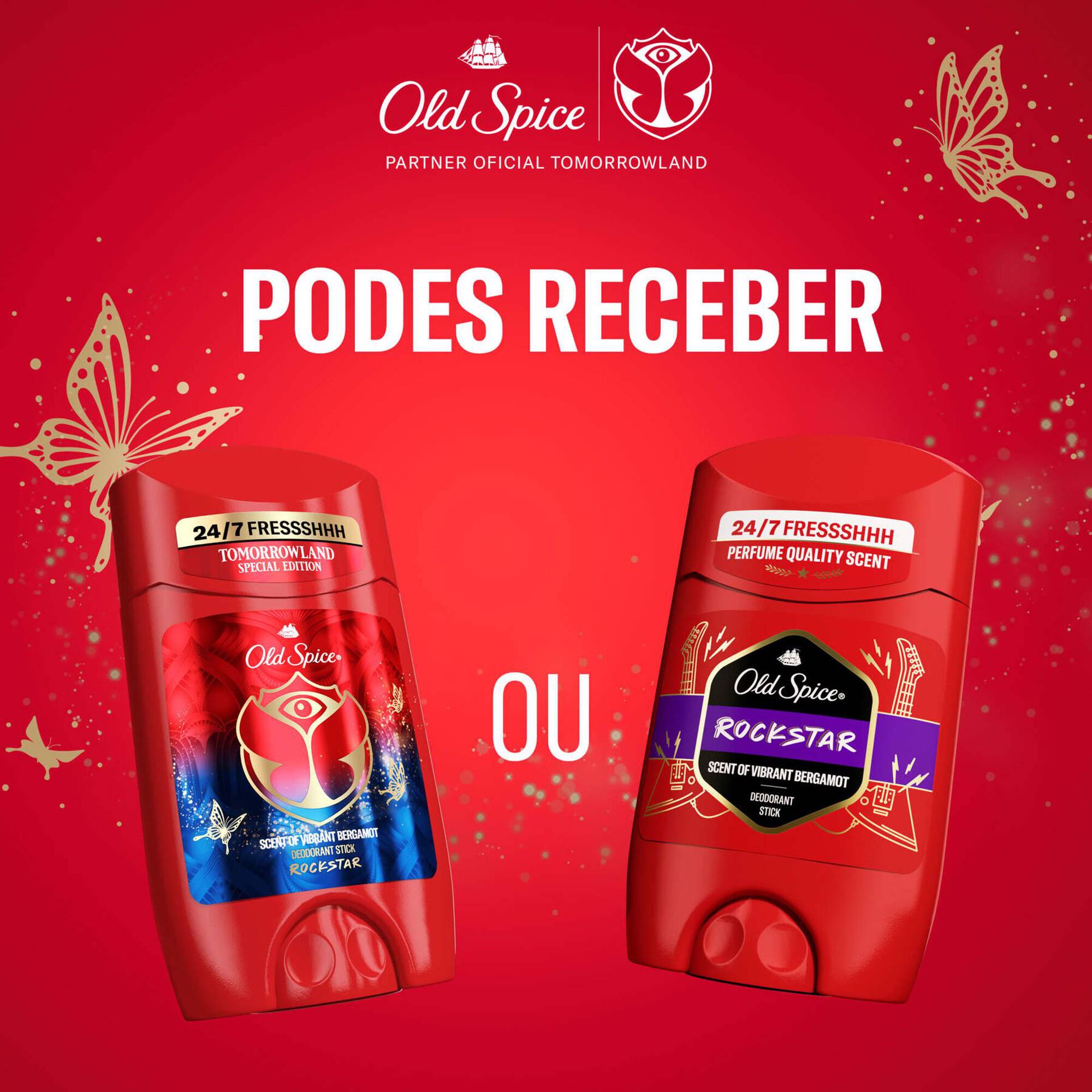 Deodorant Stick Scent of Vibrant Bergamot