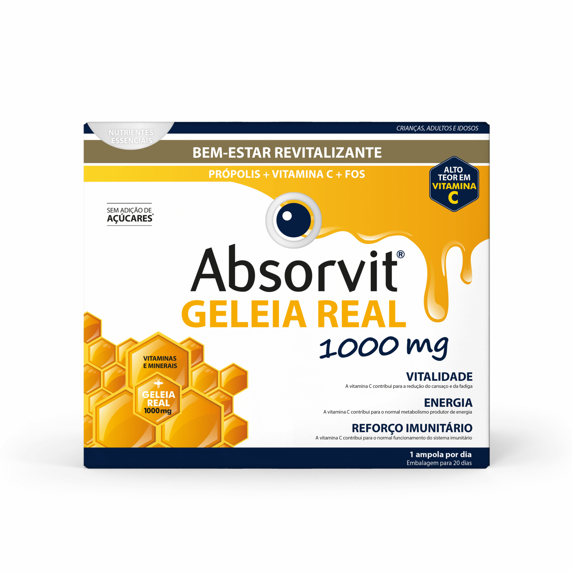 Geleia Real 1000mg Bem-Estar Revitalizante