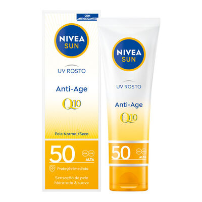 Protetor Solar Rosto Q10 Anti-Age FPS50