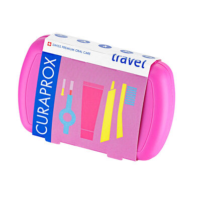 Kit de Viagem Higiene Oral Be You Rosa Claro