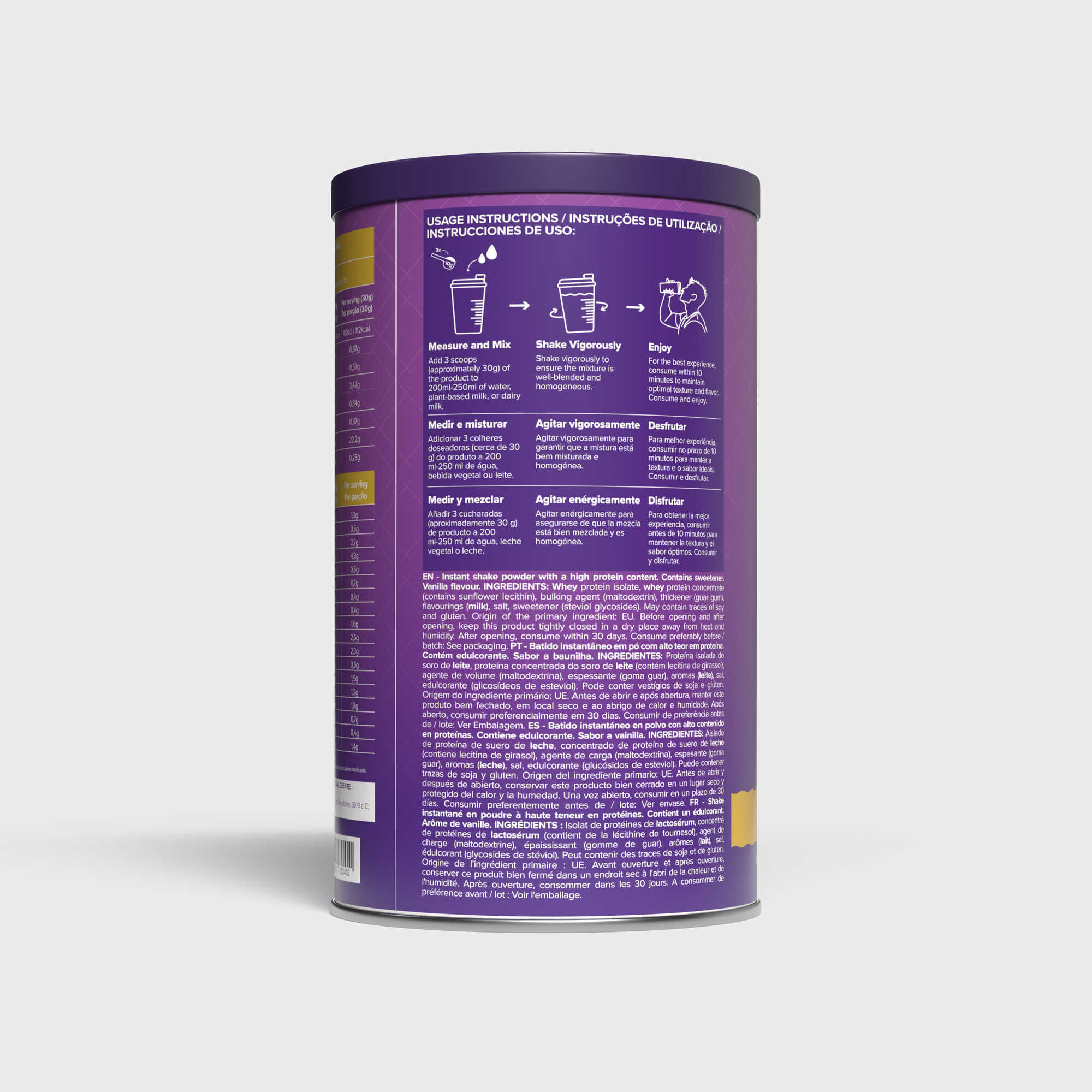 Whey Protein Vanilla Flavour