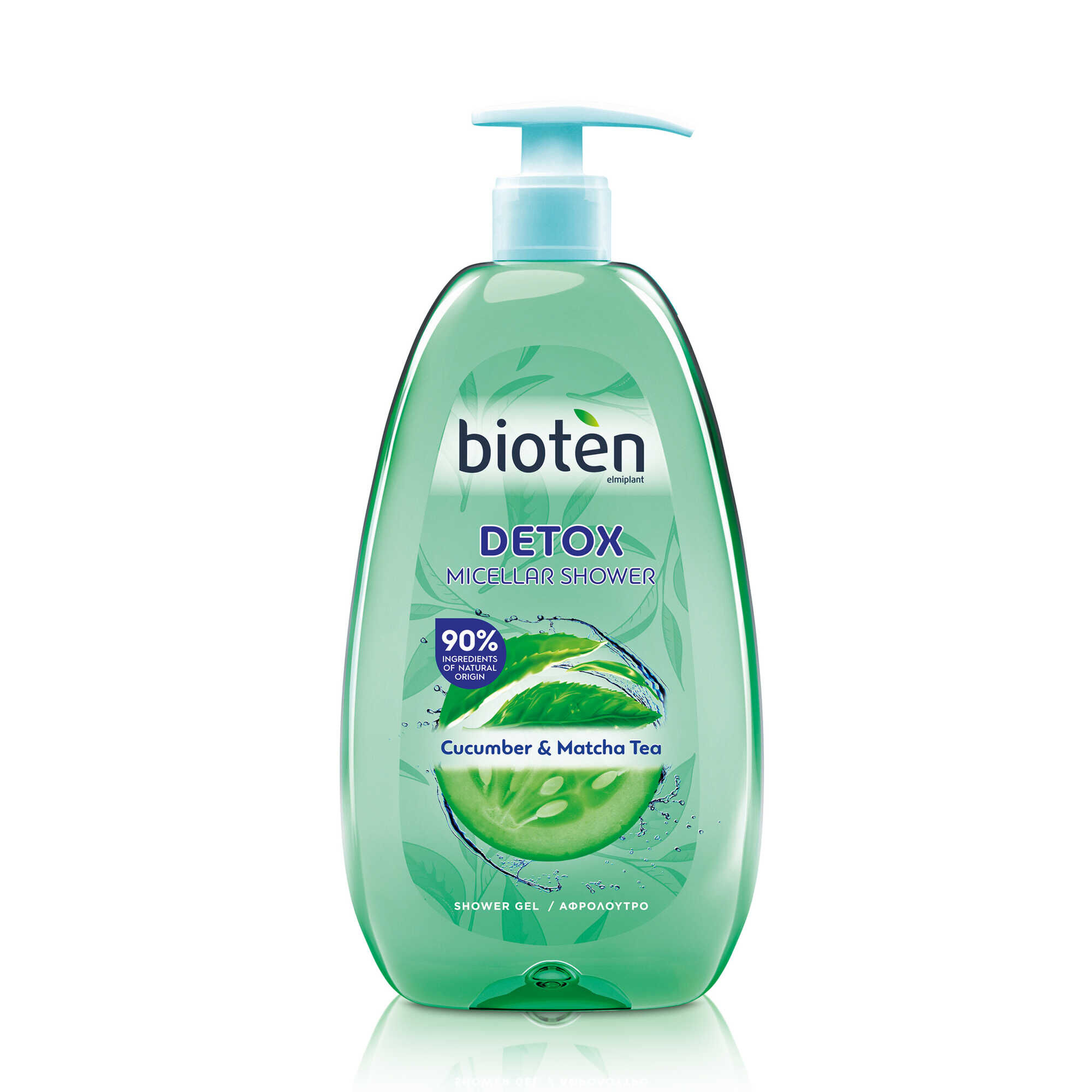 Gel Duche Detox Micelar Pepino e Chá Mactha