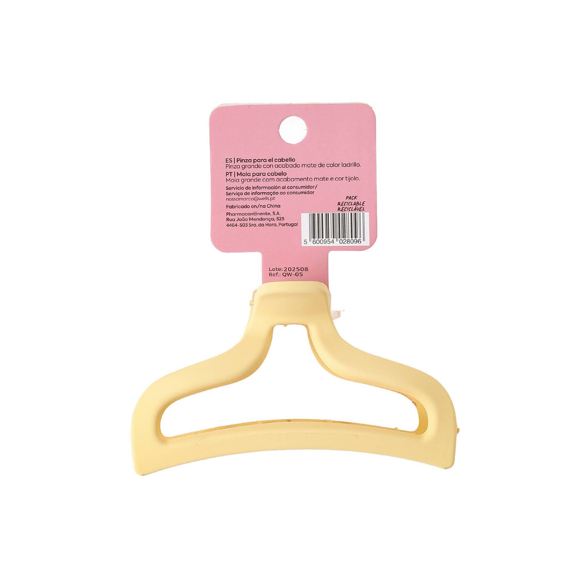 Mola para Cabelo Amarela