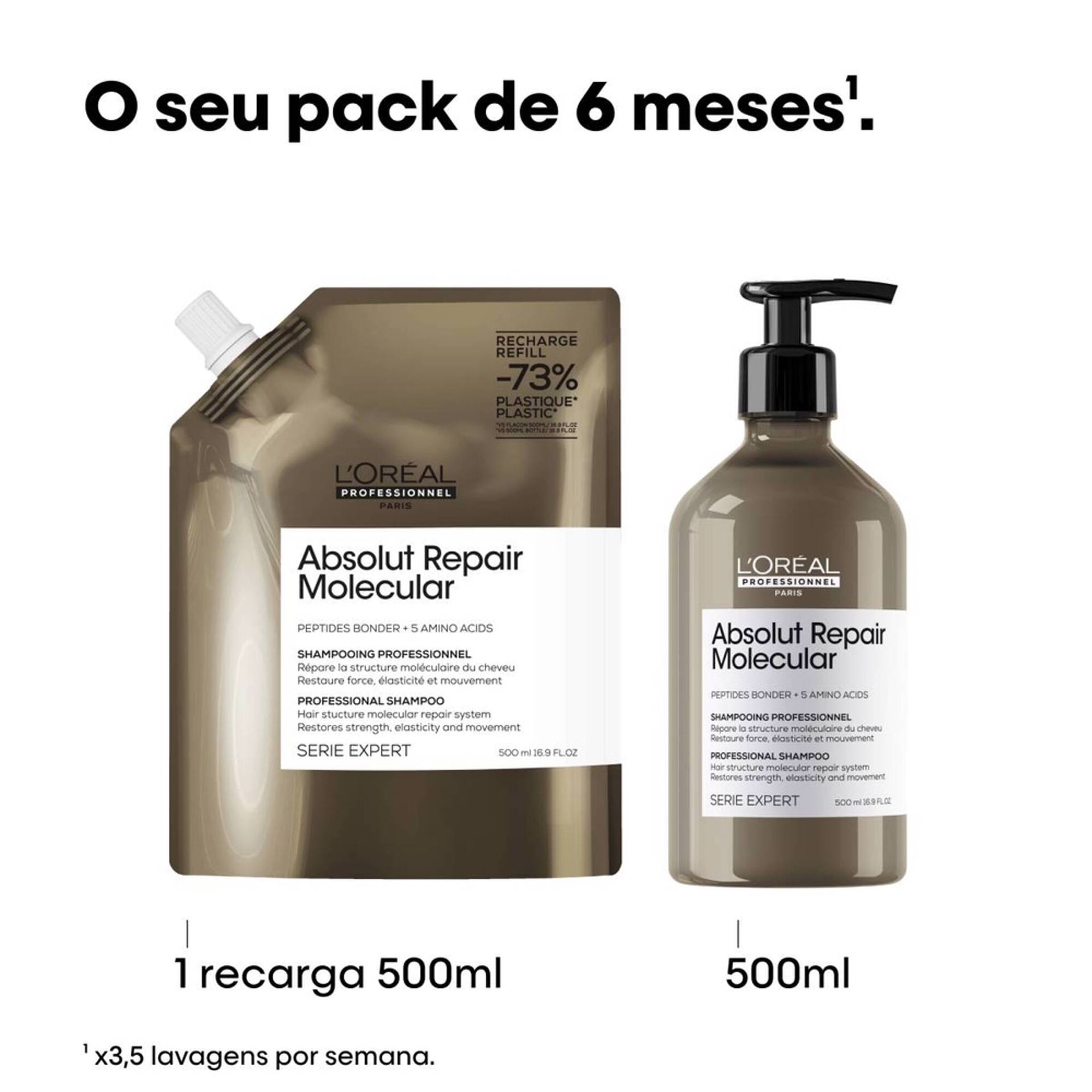 Absolut Repair Molecular Serie Expert Shampoo