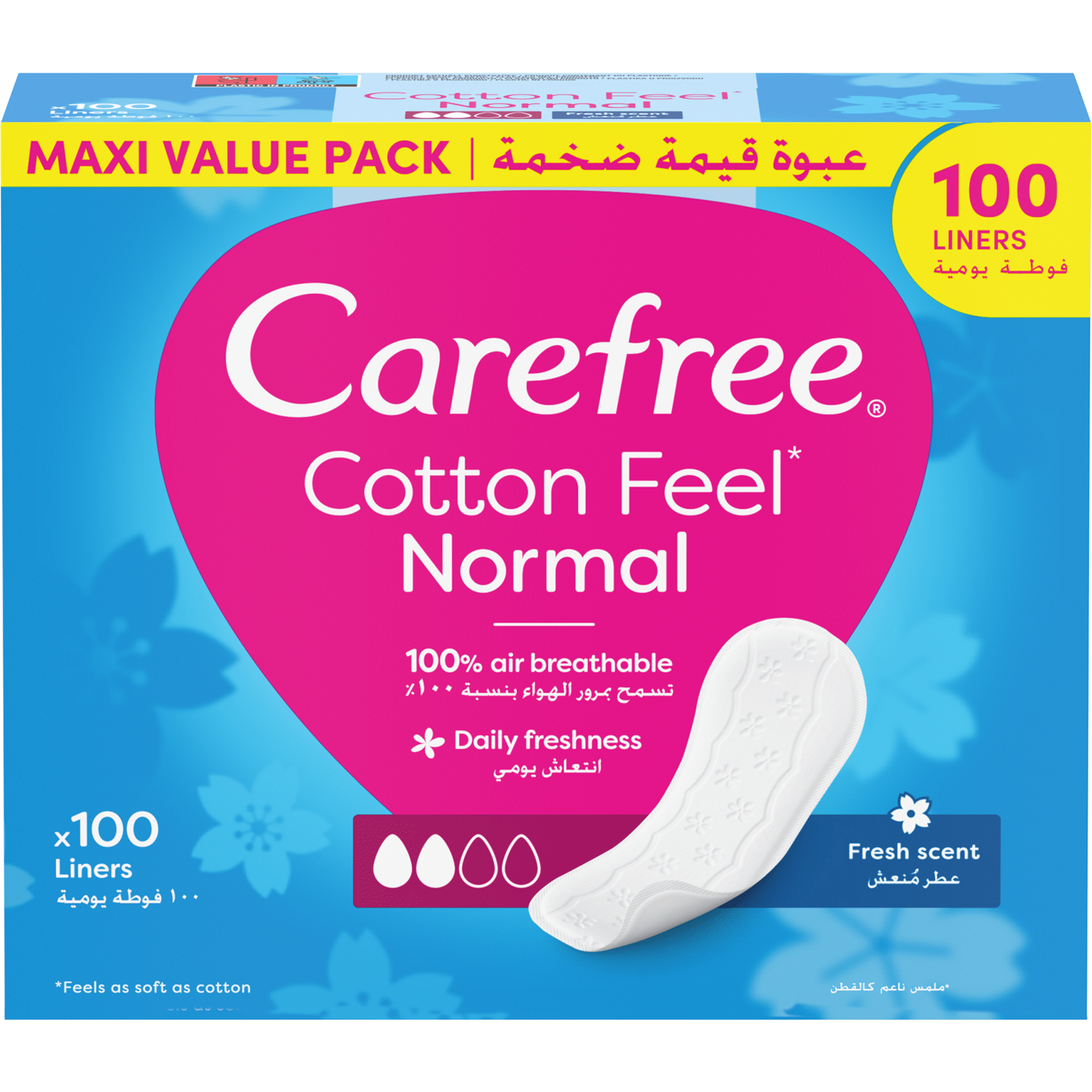 Cotton Feel Normal Fresh Liners