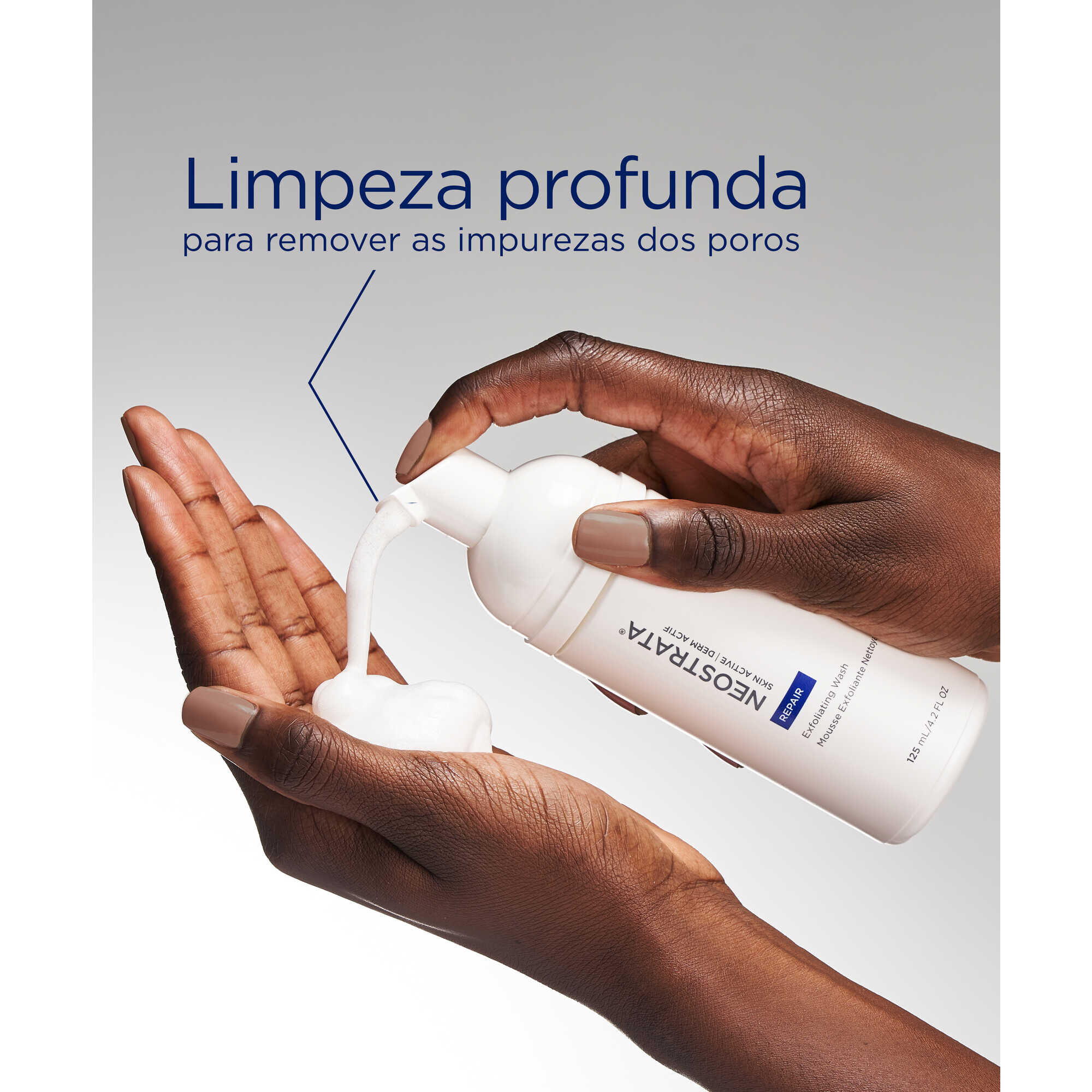 Espuma de Limpeza  Esfoliante Skin Active