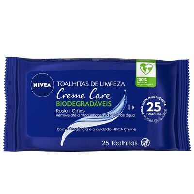 Toalhitas de Limpeza de Rosto Creme Care